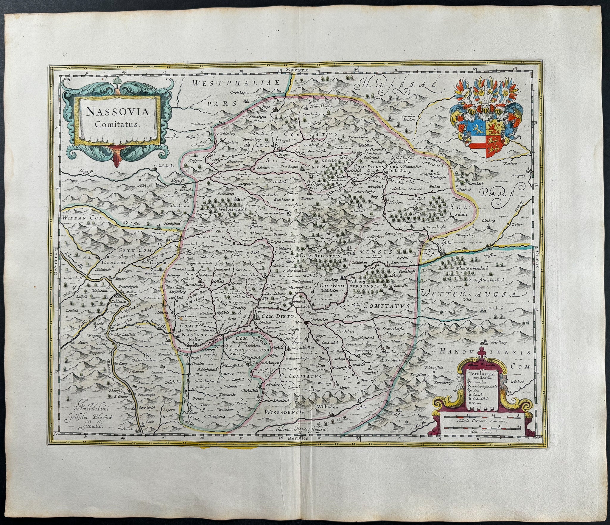 Map of Germany: Nassau