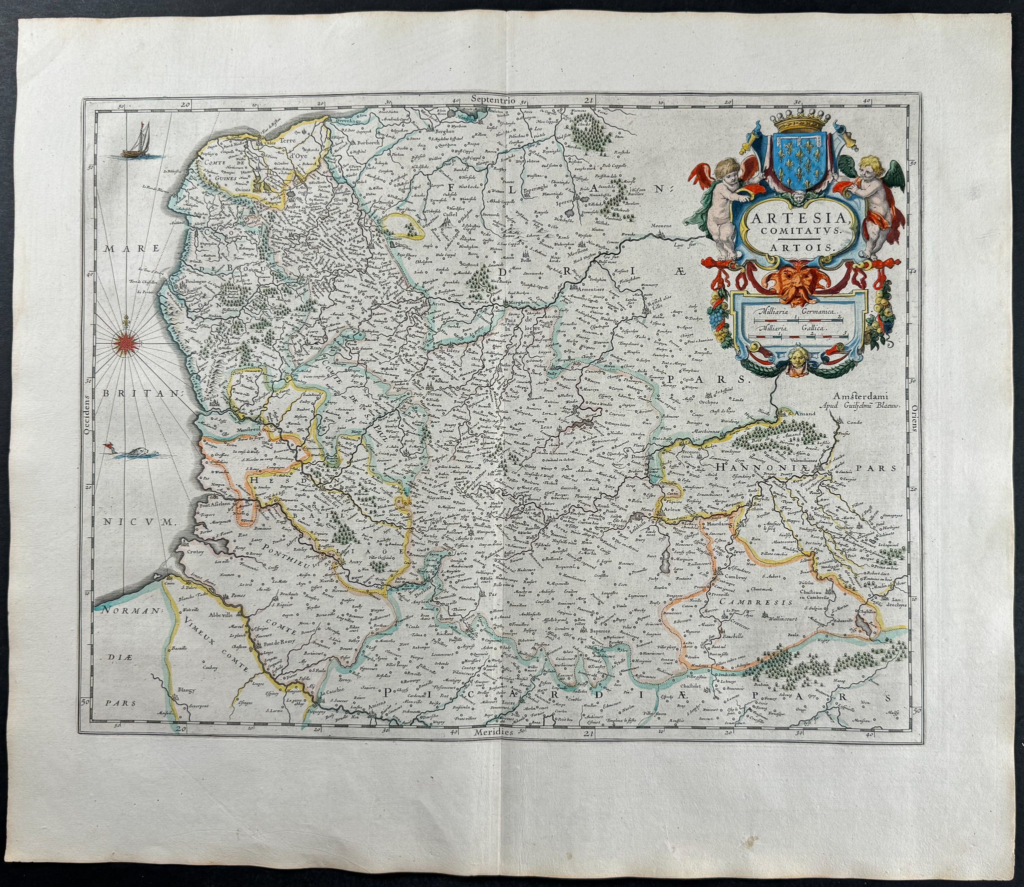 Map of France: Artois