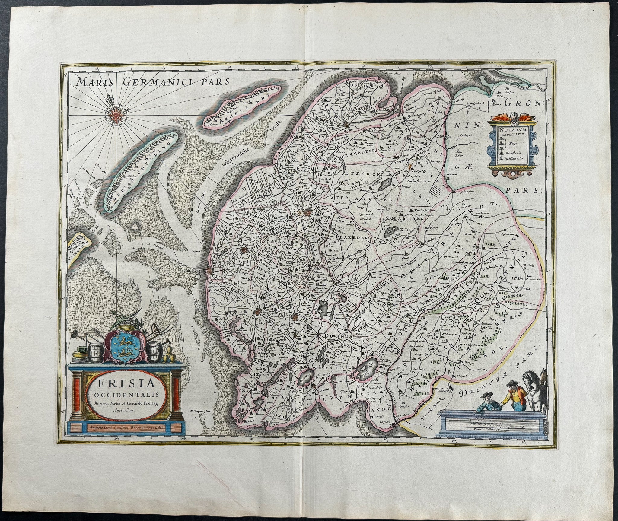 Map of Netherlands: Frisia or Friesland