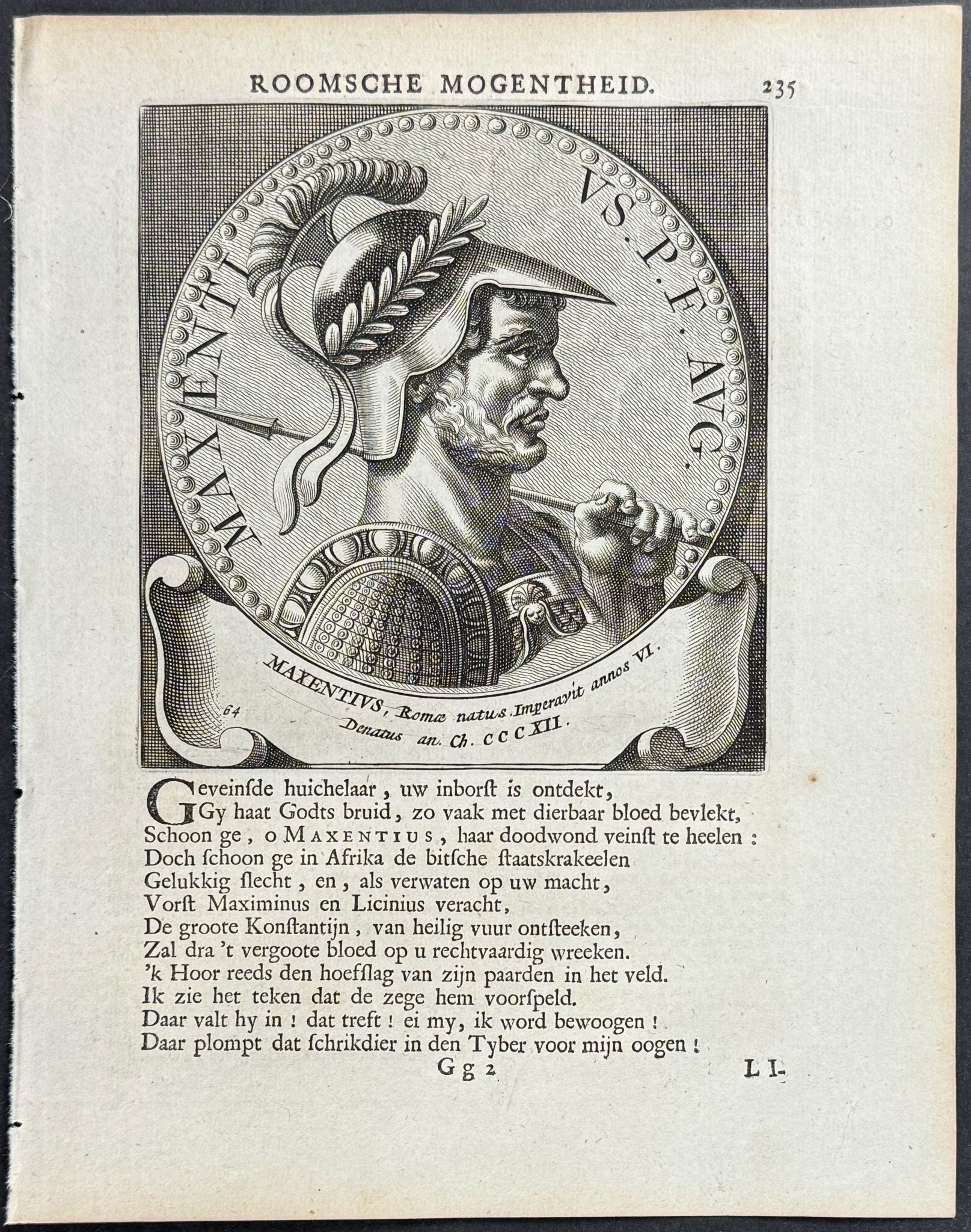 Portrait of Roman Caesar or Emperor: Maxentius
