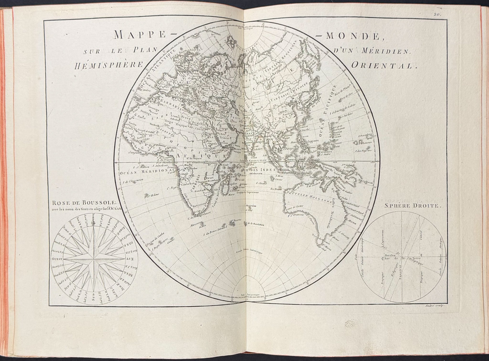 Bonne & Desmarest's Atlas Encyclopedique - Two Volumes with 140 Engraved Maps & 2 Frontispieces