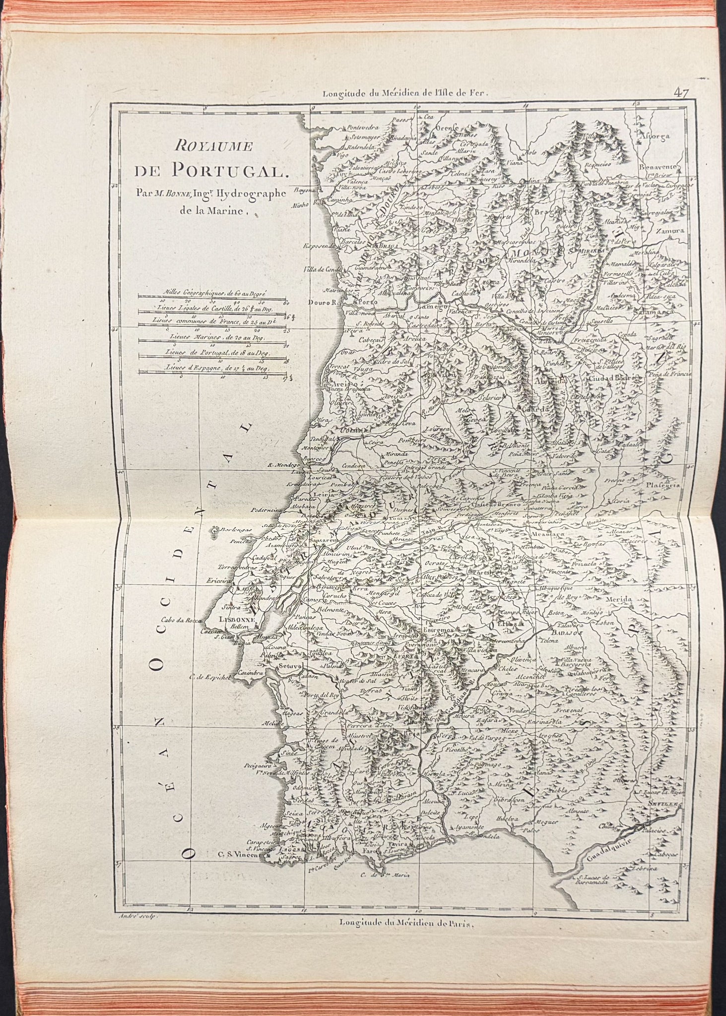 Bonne & Desmarest's Atlas Encyclopedique - Two Volumes with 140 Engraved Maps & 2 Frontispieces