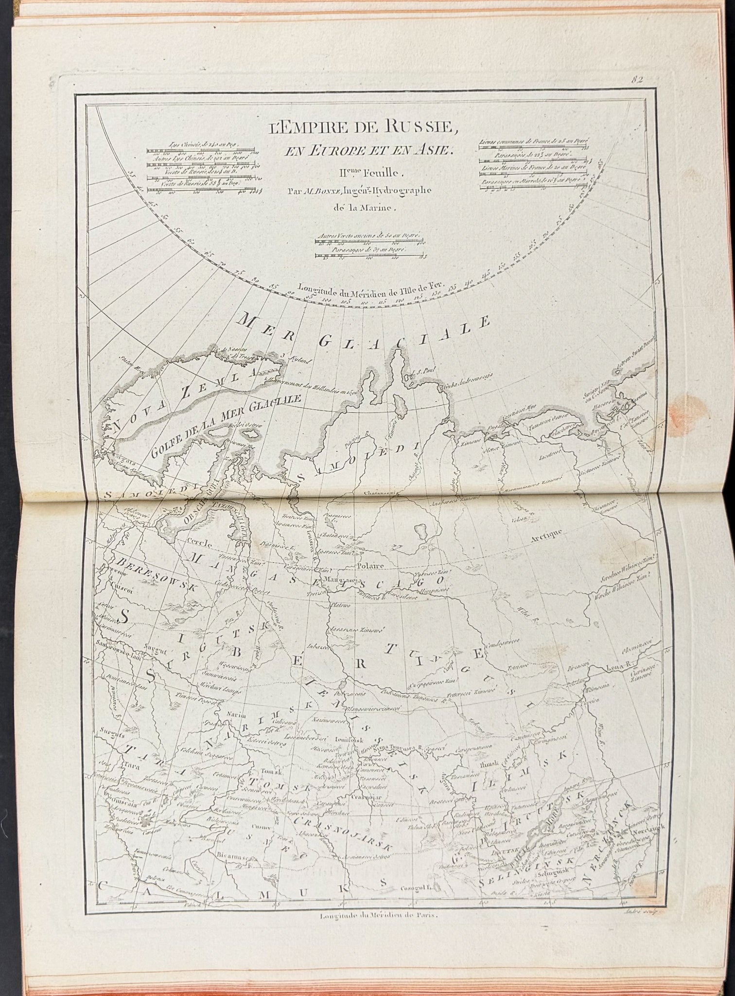 Bonne & Desmarest's Atlas Encyclopedique - Two Volumes with 140 Engraved Maps & 2 Frontispieces