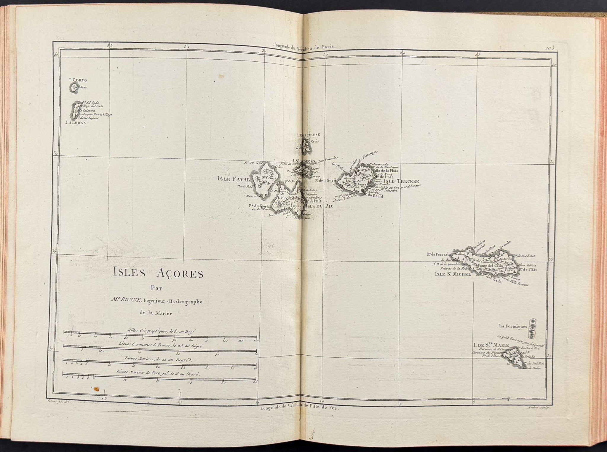 Bonne & Desmarest's Atlas Encyclopedique - Two Volumes with 140 Engraved Maps & 2 Frontispieces