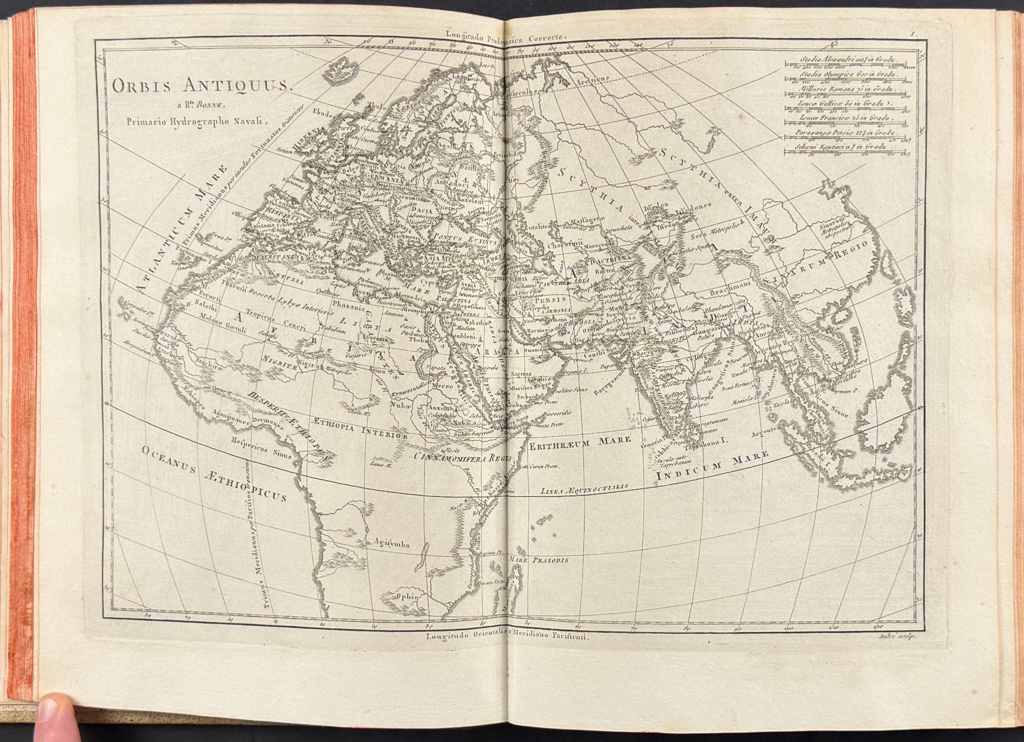 Bonne & Desmarest's Atlas Encyclopedique - Two Volumes with 140 Engraved Maps & 2 Frontispieces
