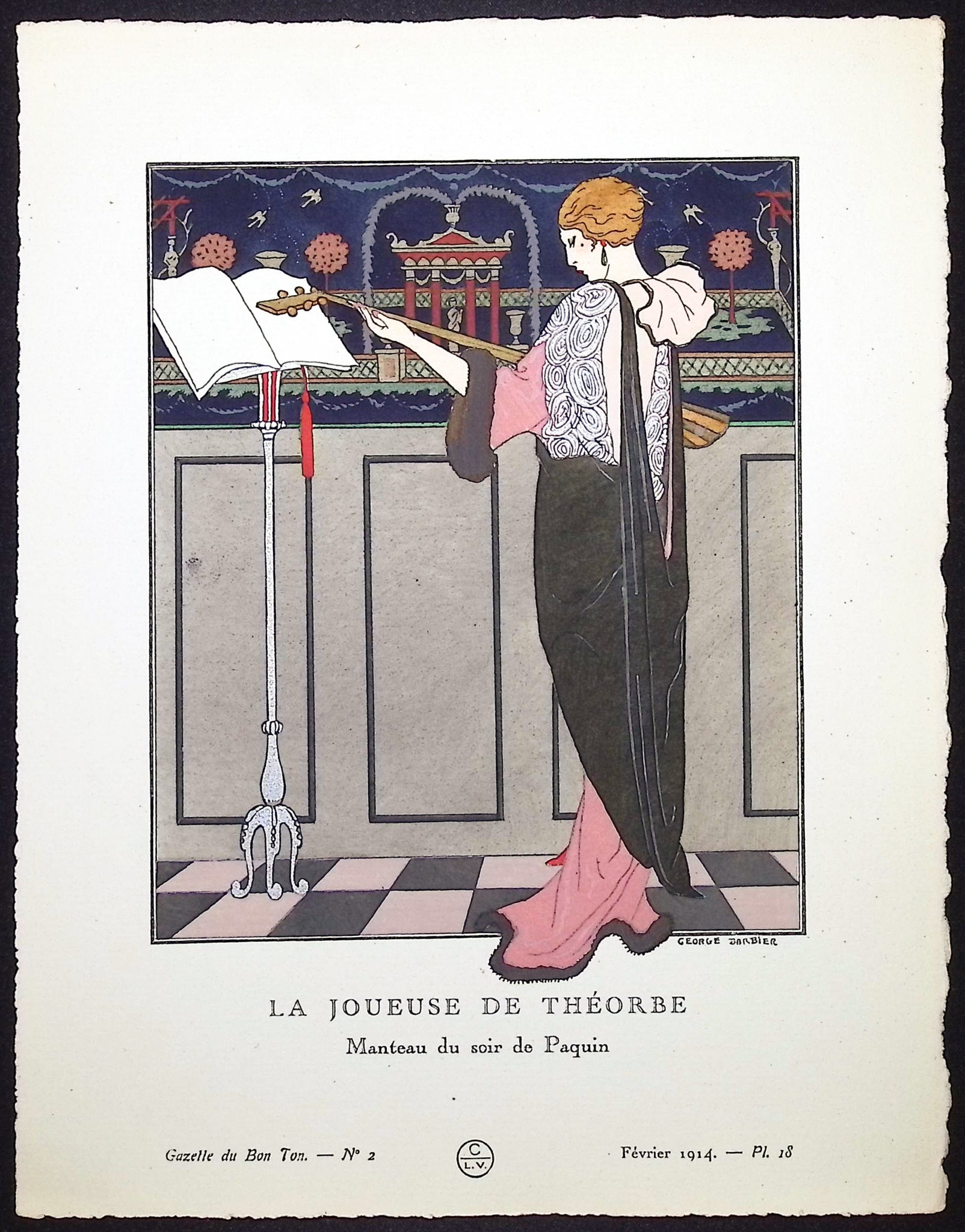 La Joueuse de Theorbe