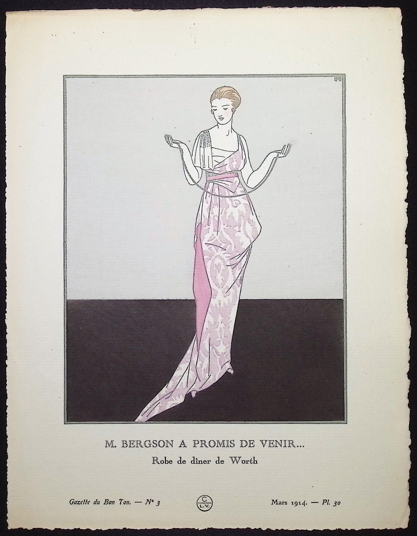 M. Bergson a Promis de Venir