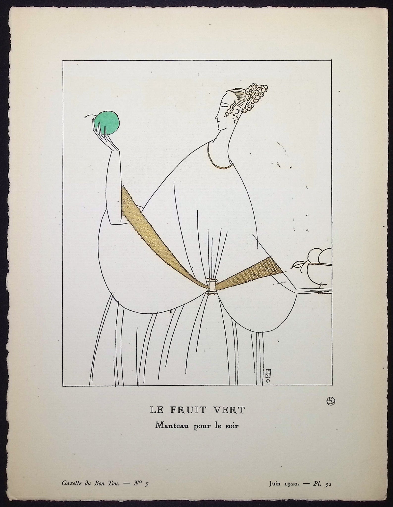 Le Fruit Vert - Manteau pour le soir