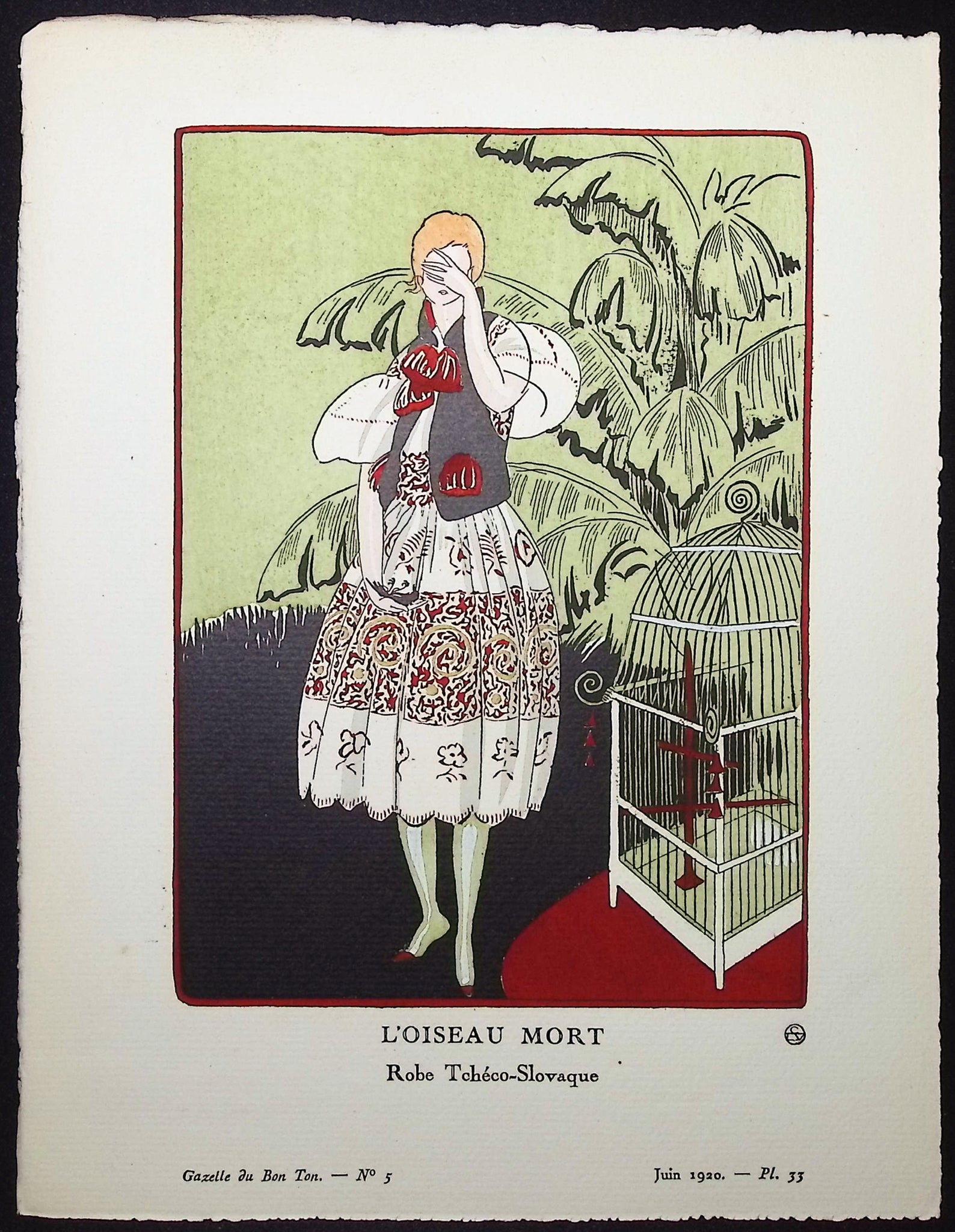 L'Oiseau Mort - Robe tcheco-slovaque