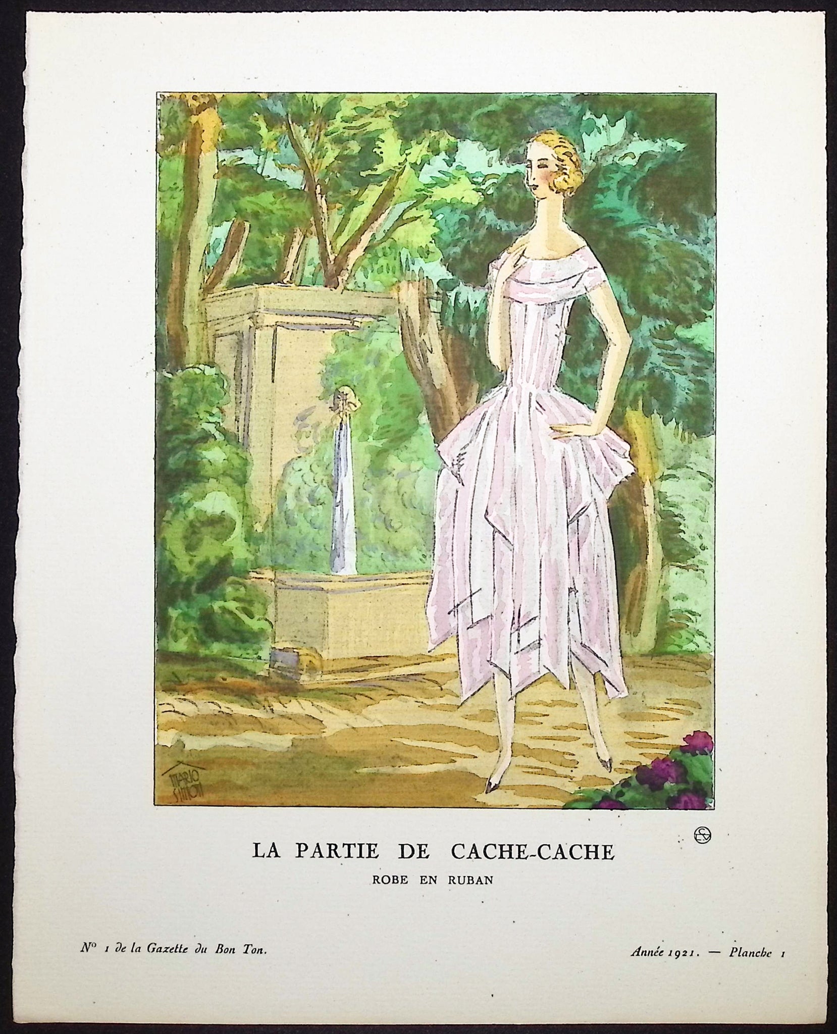 La Partie de Cache-Cache - Robe en ruban