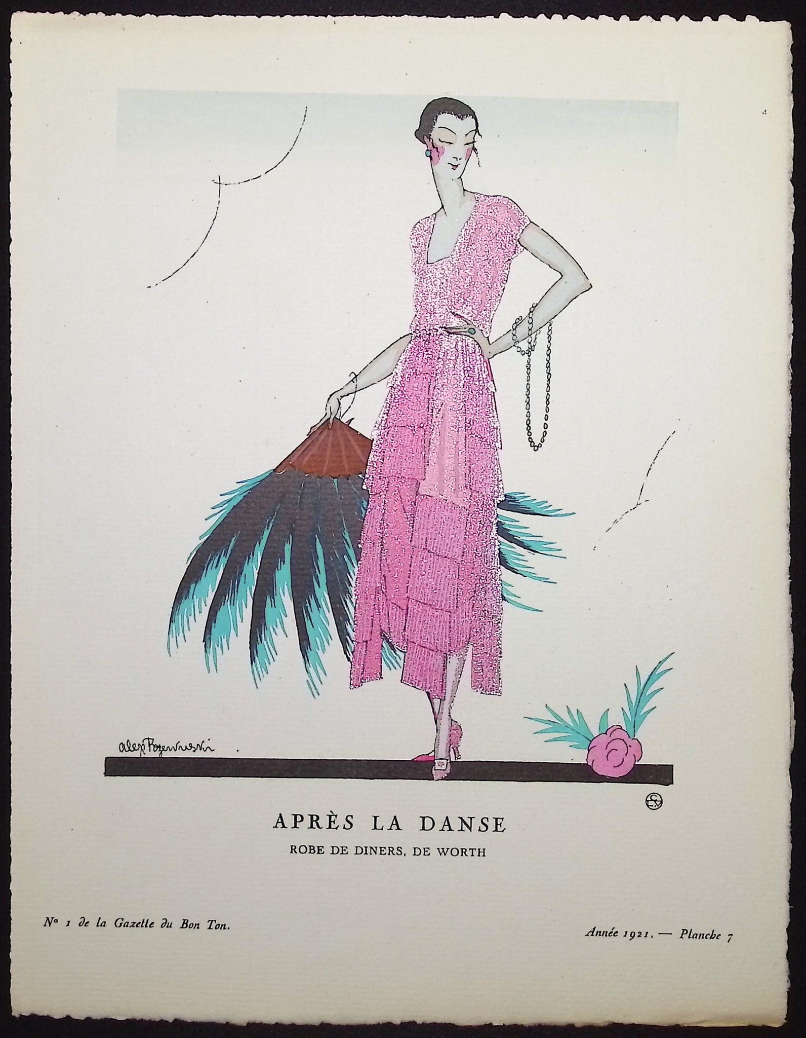 Apres la Danse - Robe de diners de Worth