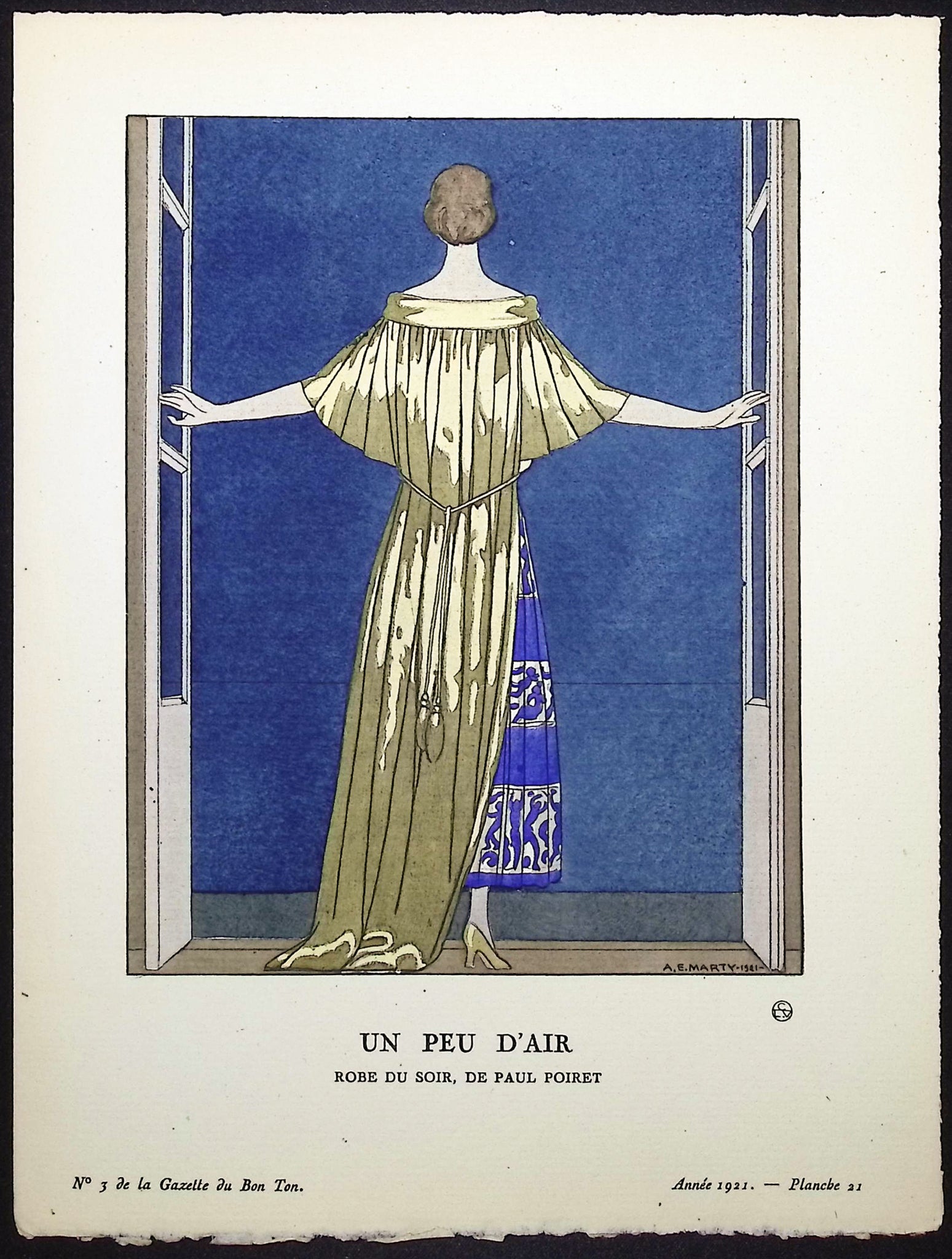 Un Peu d'Air - Robe du soir de Paul Poiret