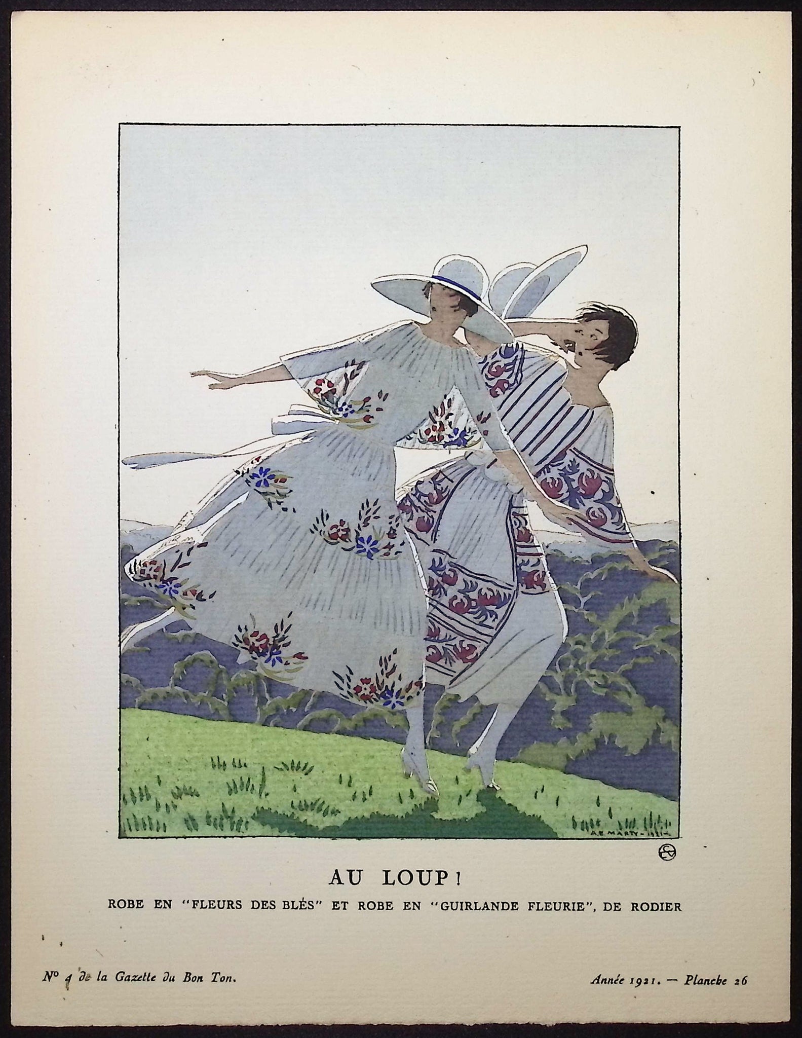 Au Loup! - Robe en "fleurs des bles" et robe en "guirlande fleurie" de Rodier