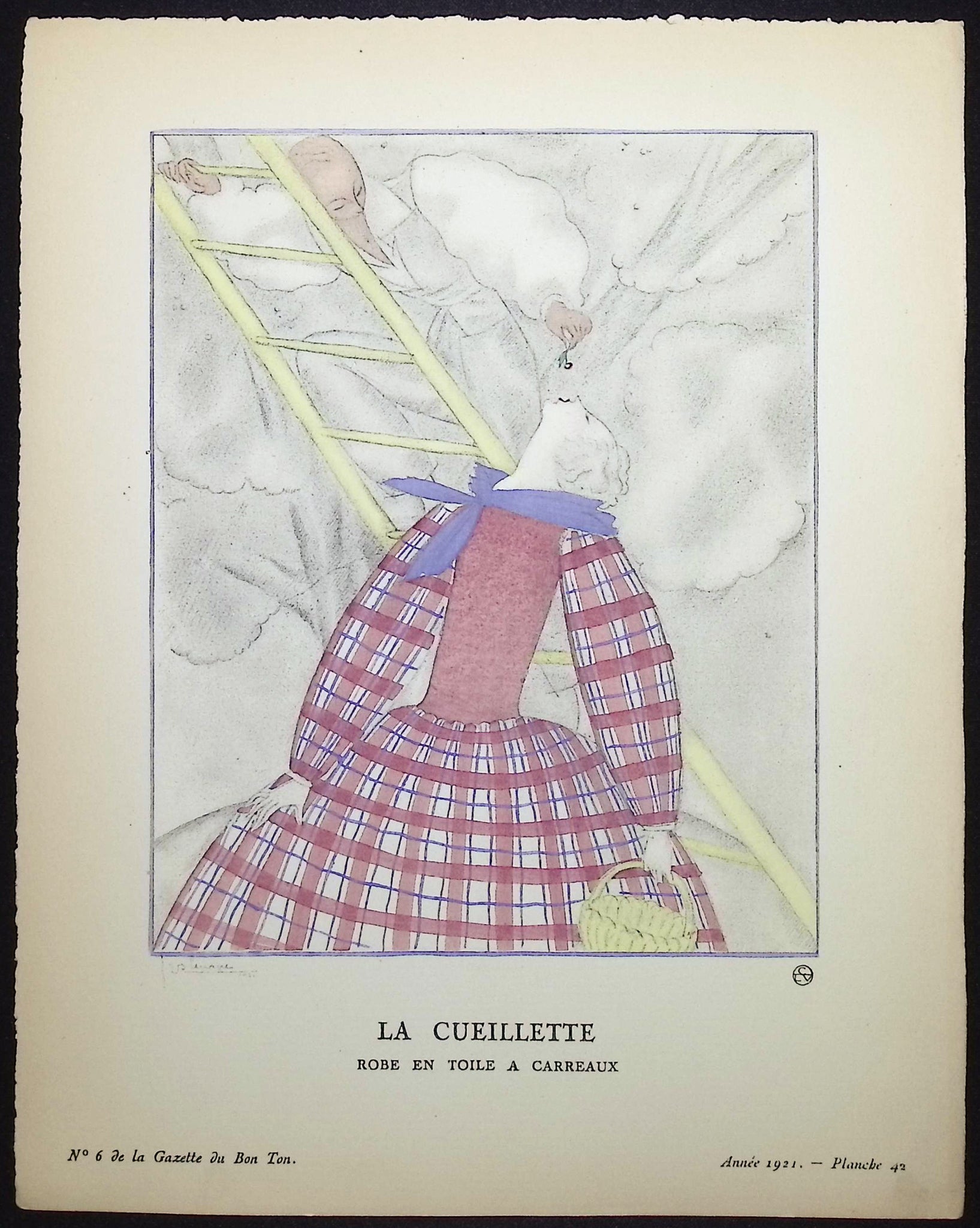 La Cueillette - Robe en toile a Carreaux