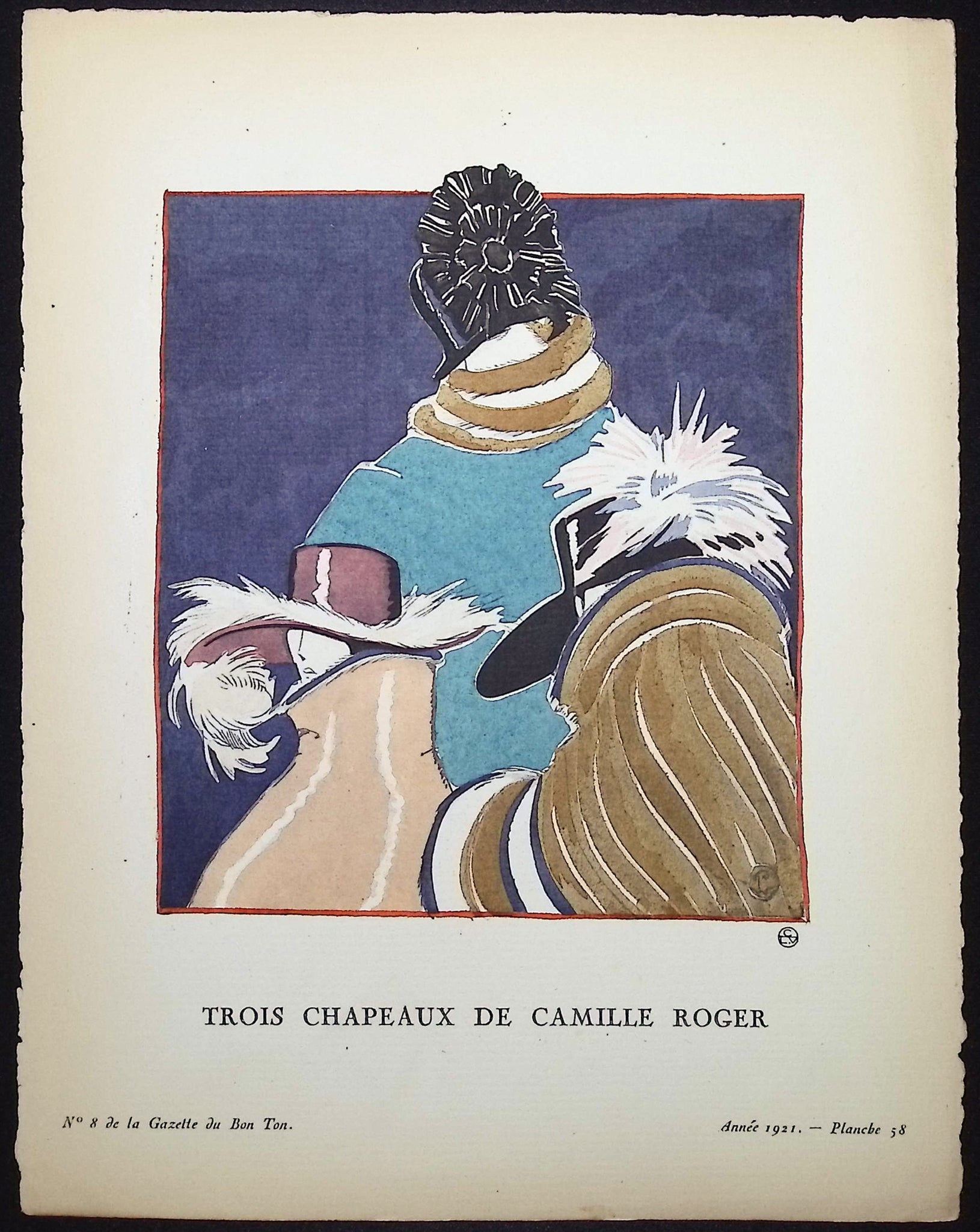 Trois Chapeaux de Camille Roger