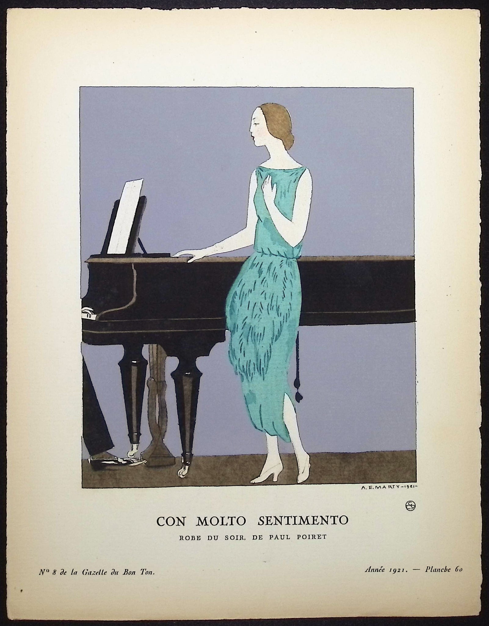 Con Molto Sentimento - Robe du soir de Paul Poiret