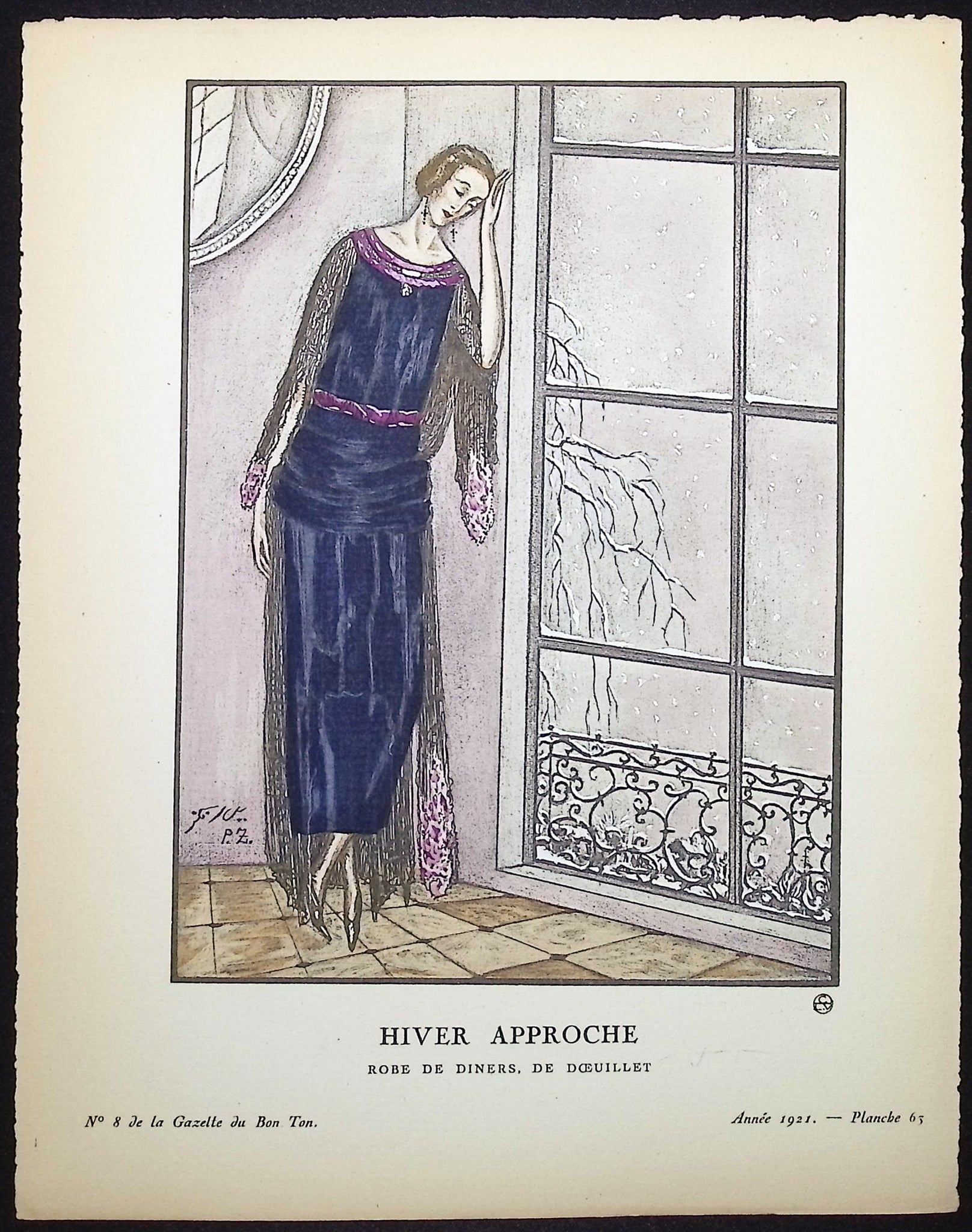 Hiver Approche - Robe de diners de Doeuillet