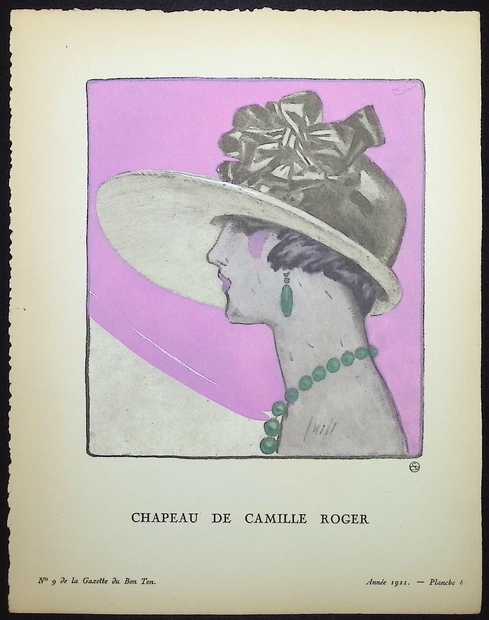 Chapeau de Camille Roger