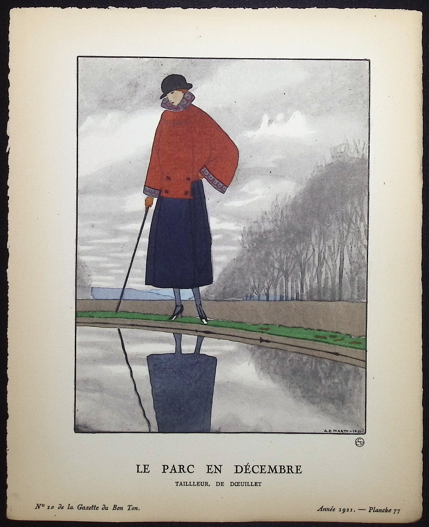 Le Parc en December - Tailleur de Doeuillet