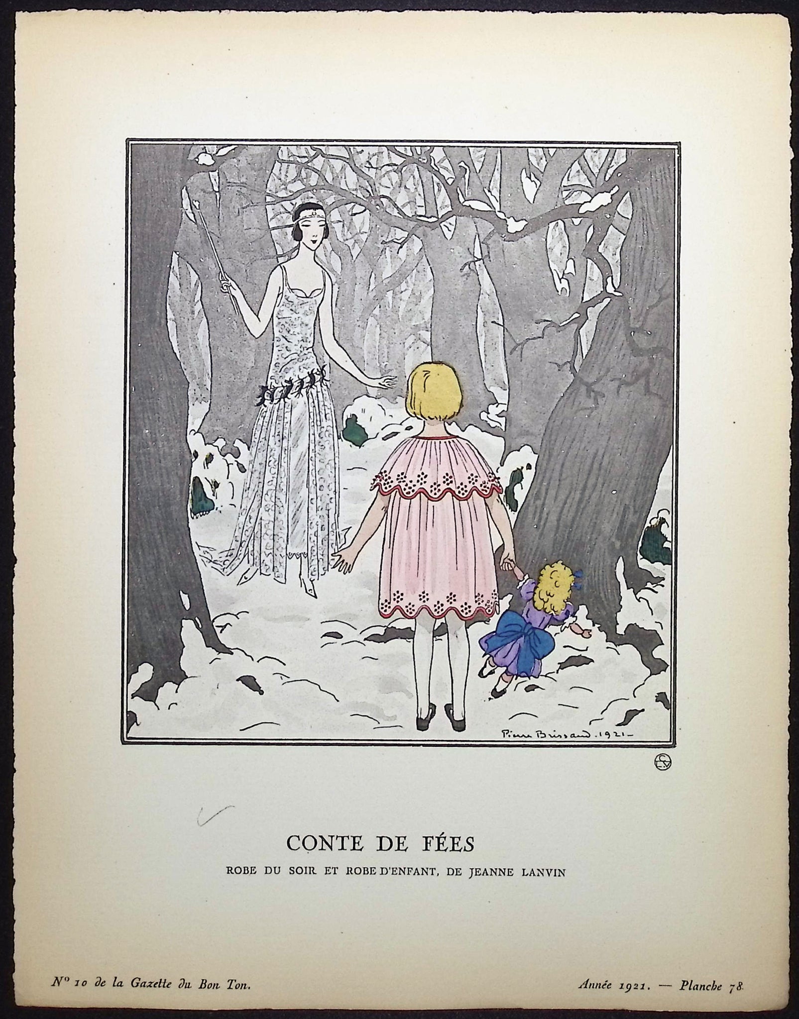 Conte de Fees - Robe du soir et robe d'enfant de Jeanne Lanvin