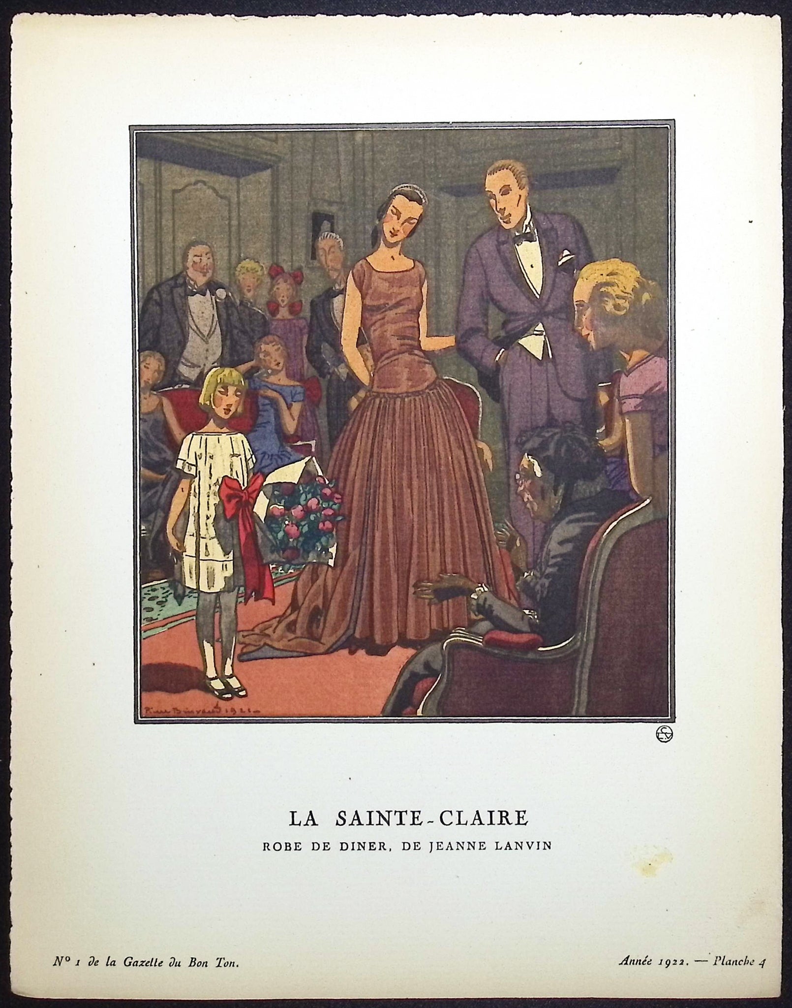 La Sainte-Claire - Robe de Diner, de Jeanne Lanvin