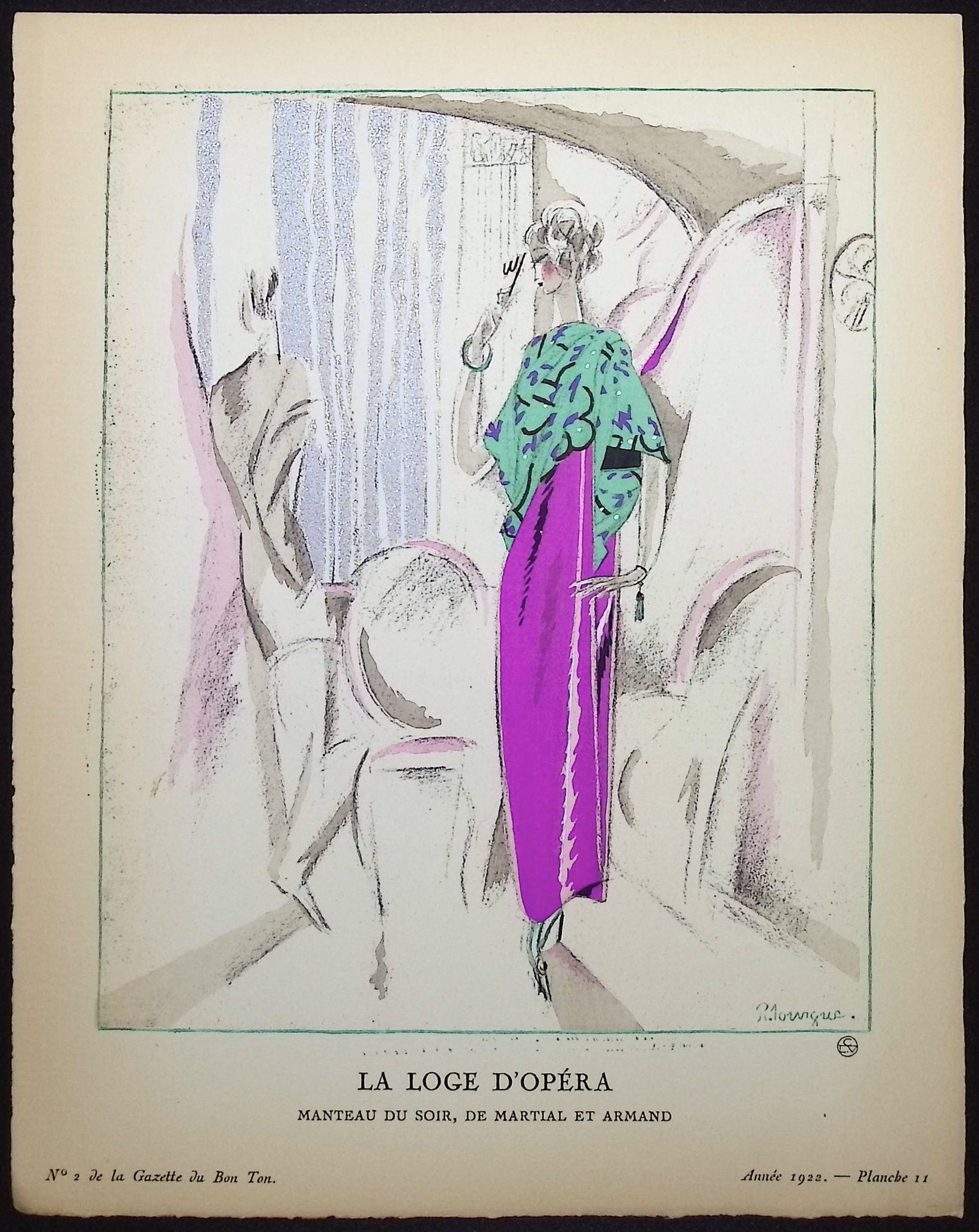 La Loge D'Opera - Manteau du soir, de Martial et Armand