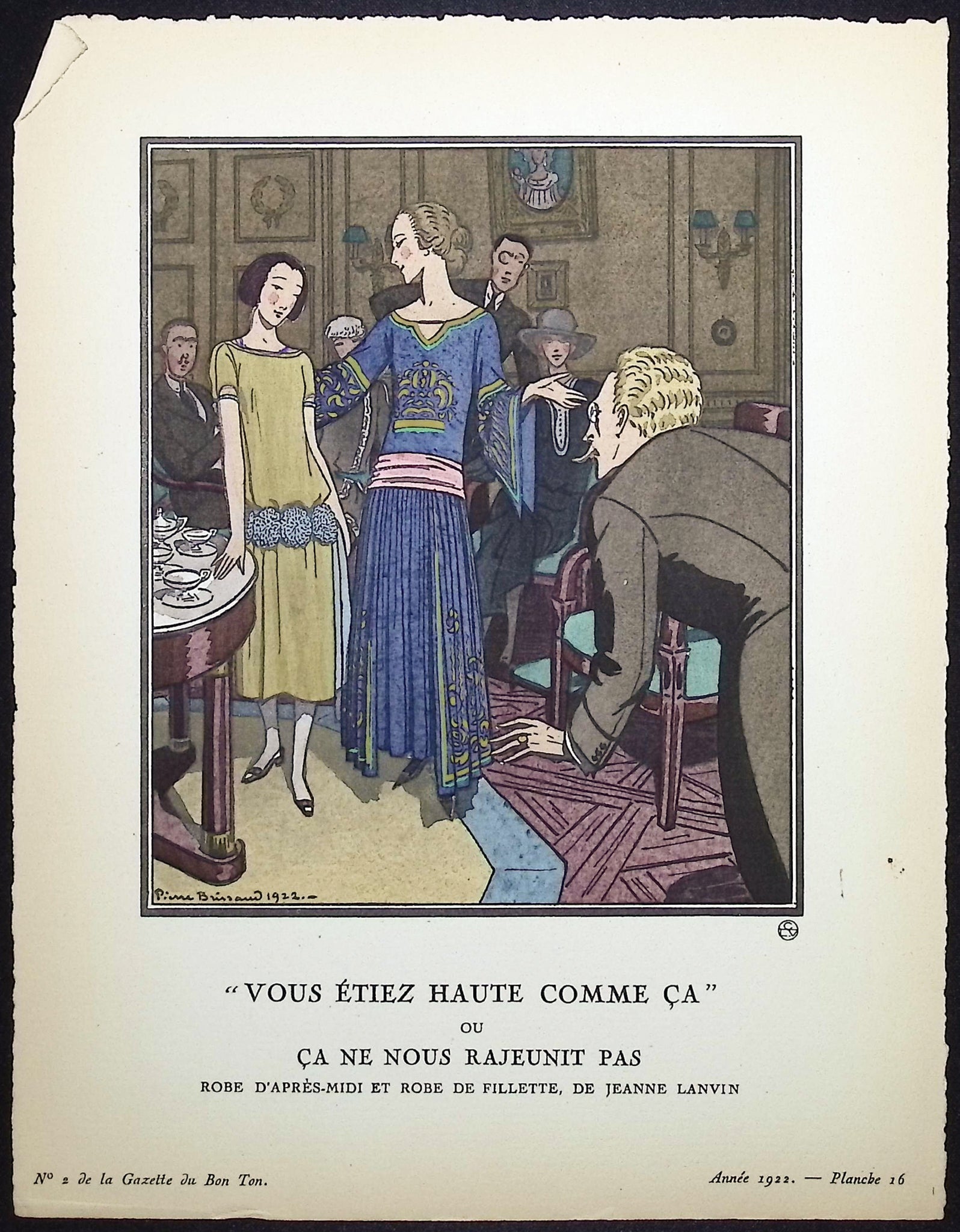 Vous Etiez Haute Comme Ca ou Ca Ne Nous Rajeunit Pas - Robe d'apres-midi et Robe de Fillette, de Jea