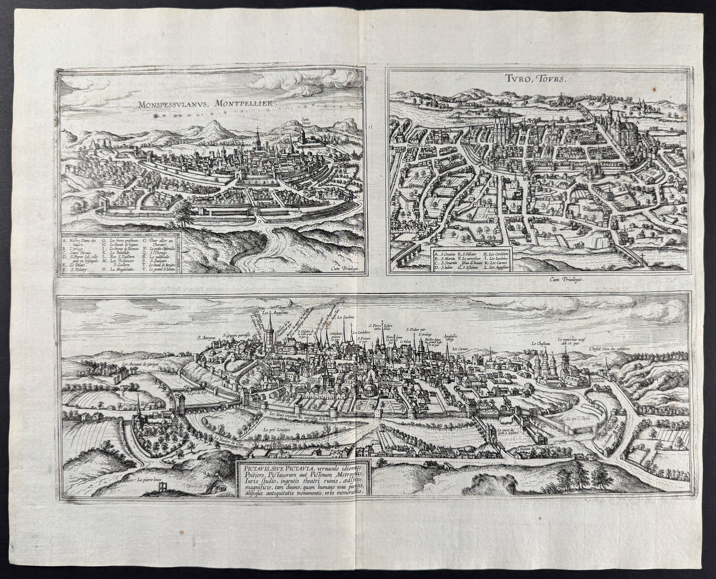 Views of France: Montpellier, Tours and Poitiers