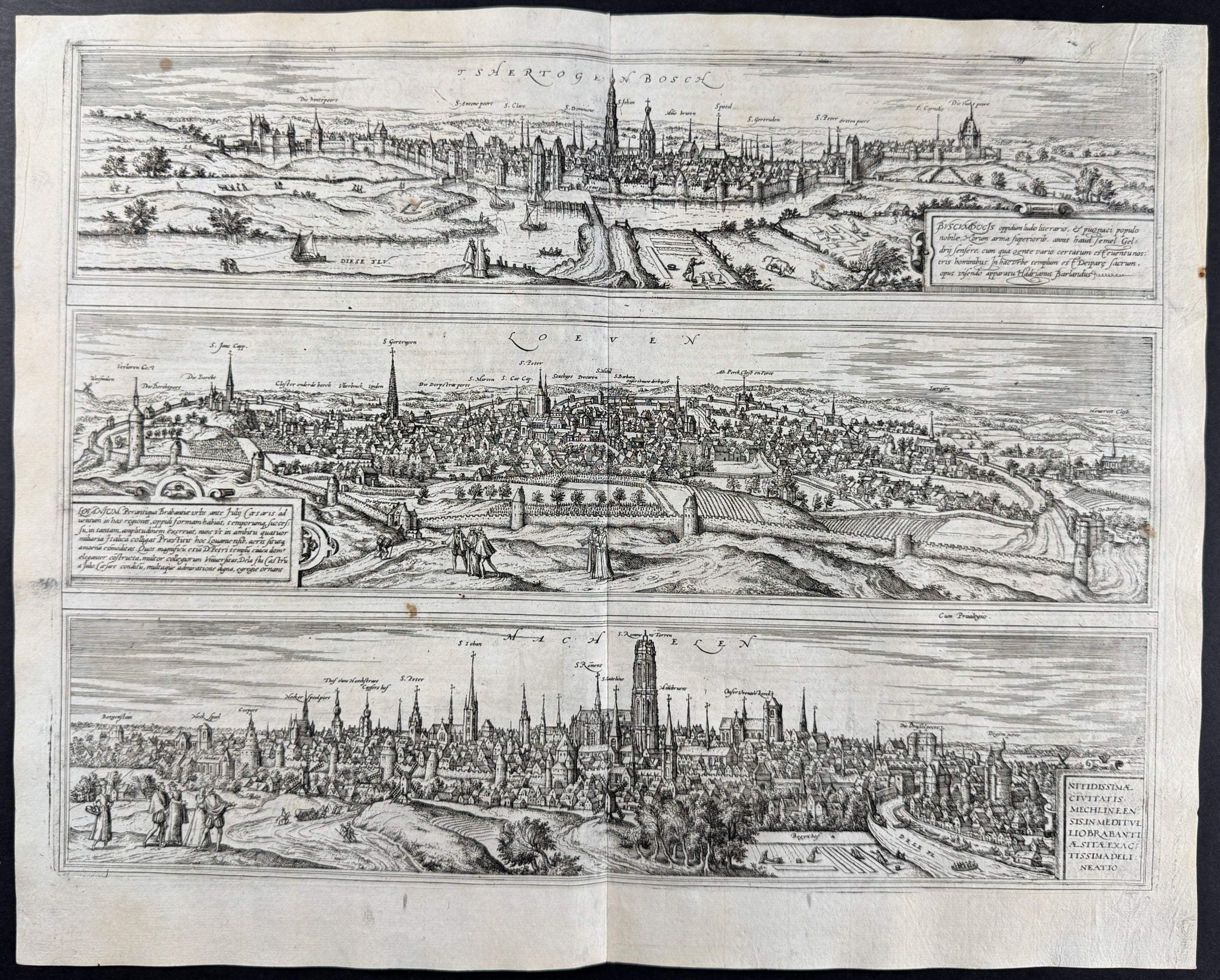 Views of Belgium: Hertogenbosch, Leuven (Louvain), and Mechelen