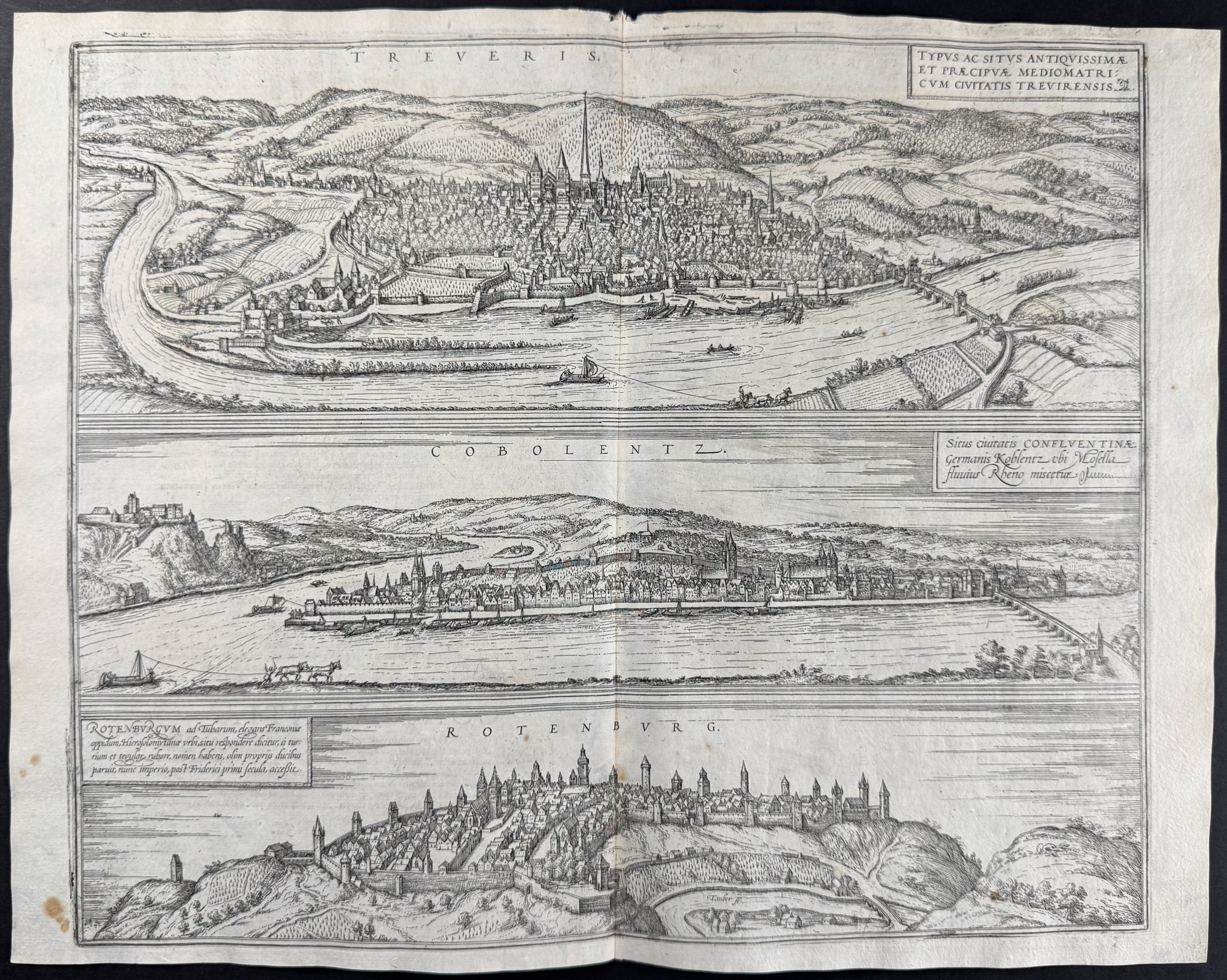 Views of Germany: Trier, Koblenz, and Rothenberg