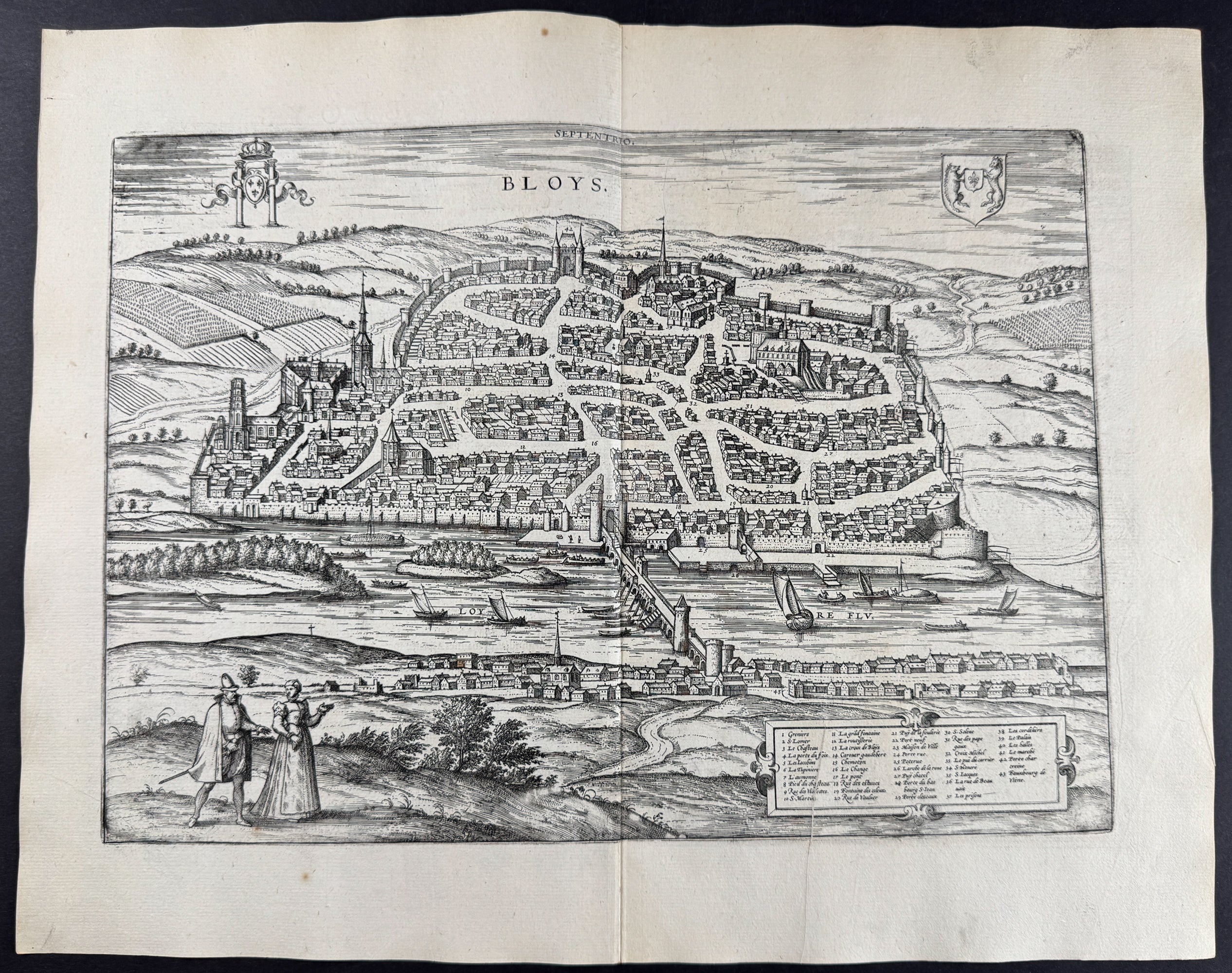 View of Blois, France