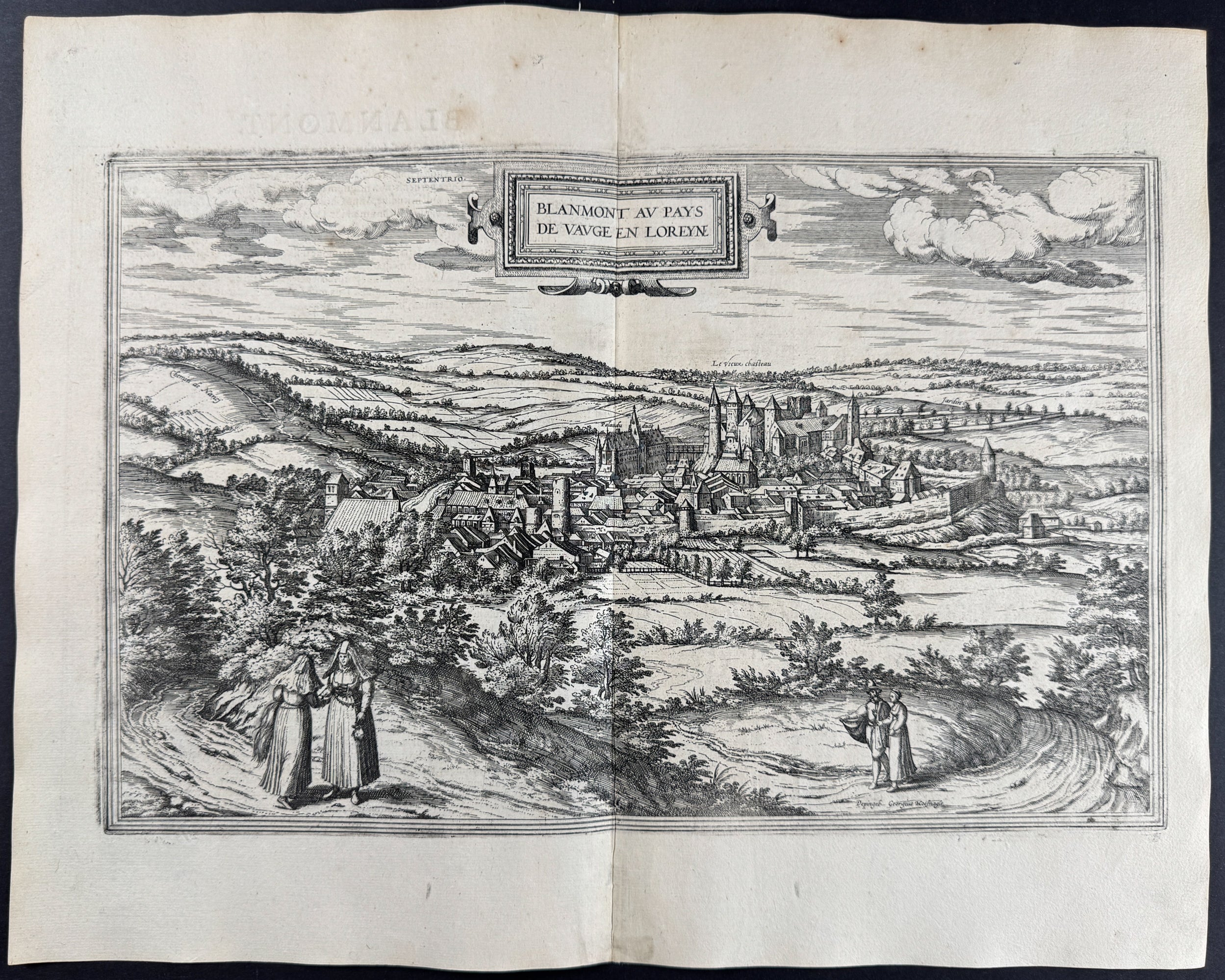 View of Blamont, France