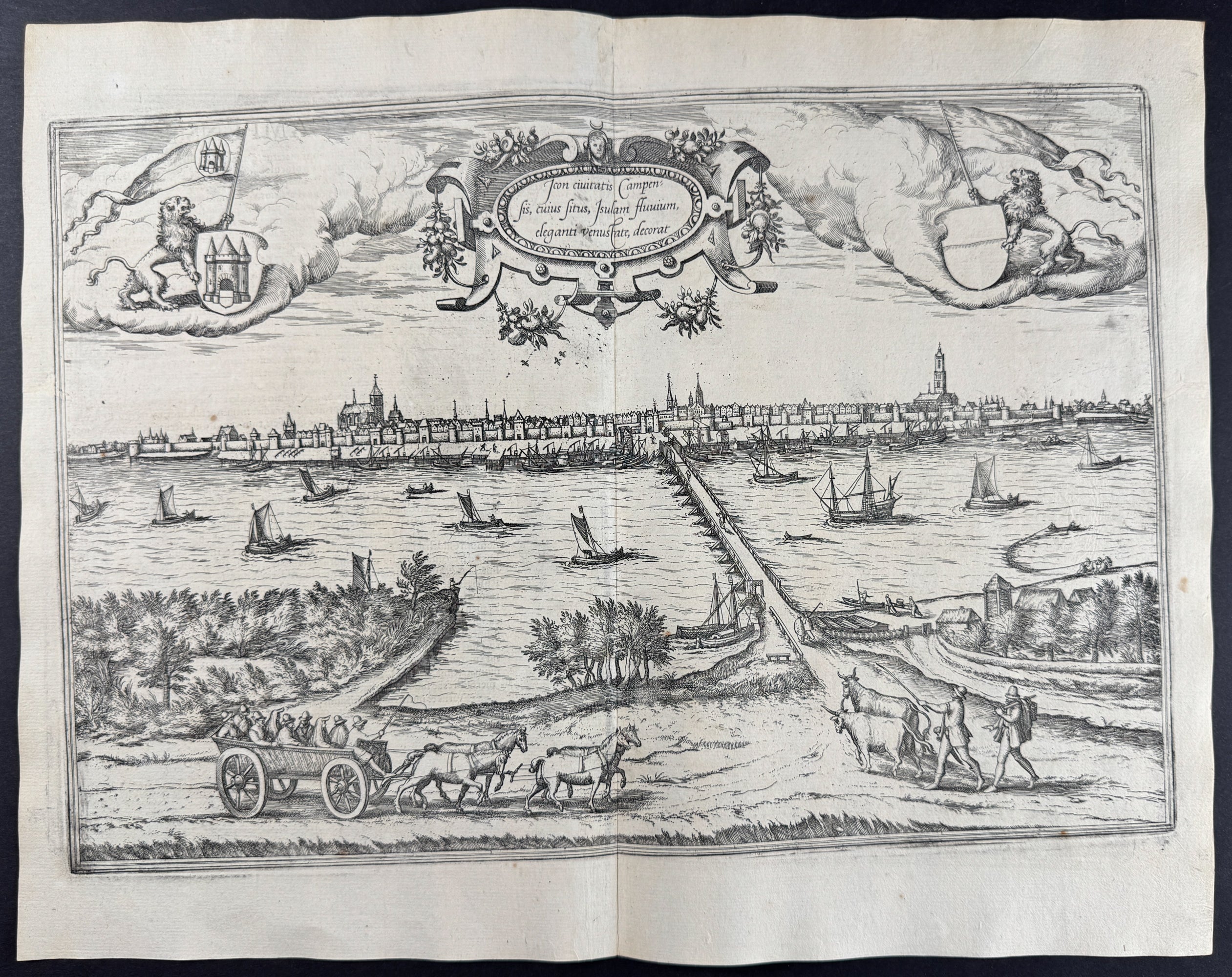 View of Kampen, Netherlands
