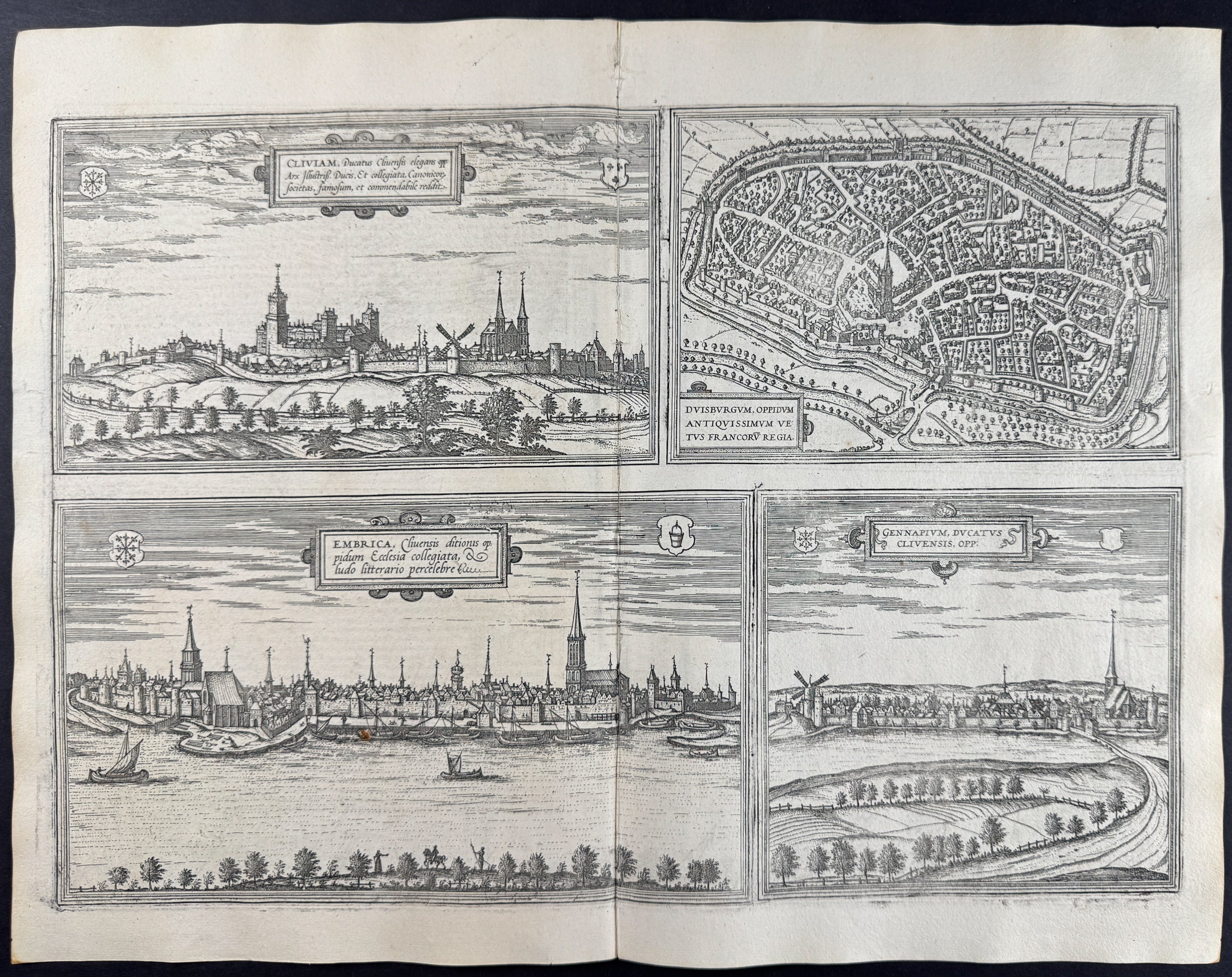 Views of Germany: Kleve, Duisburg, Emmerich, Gennep