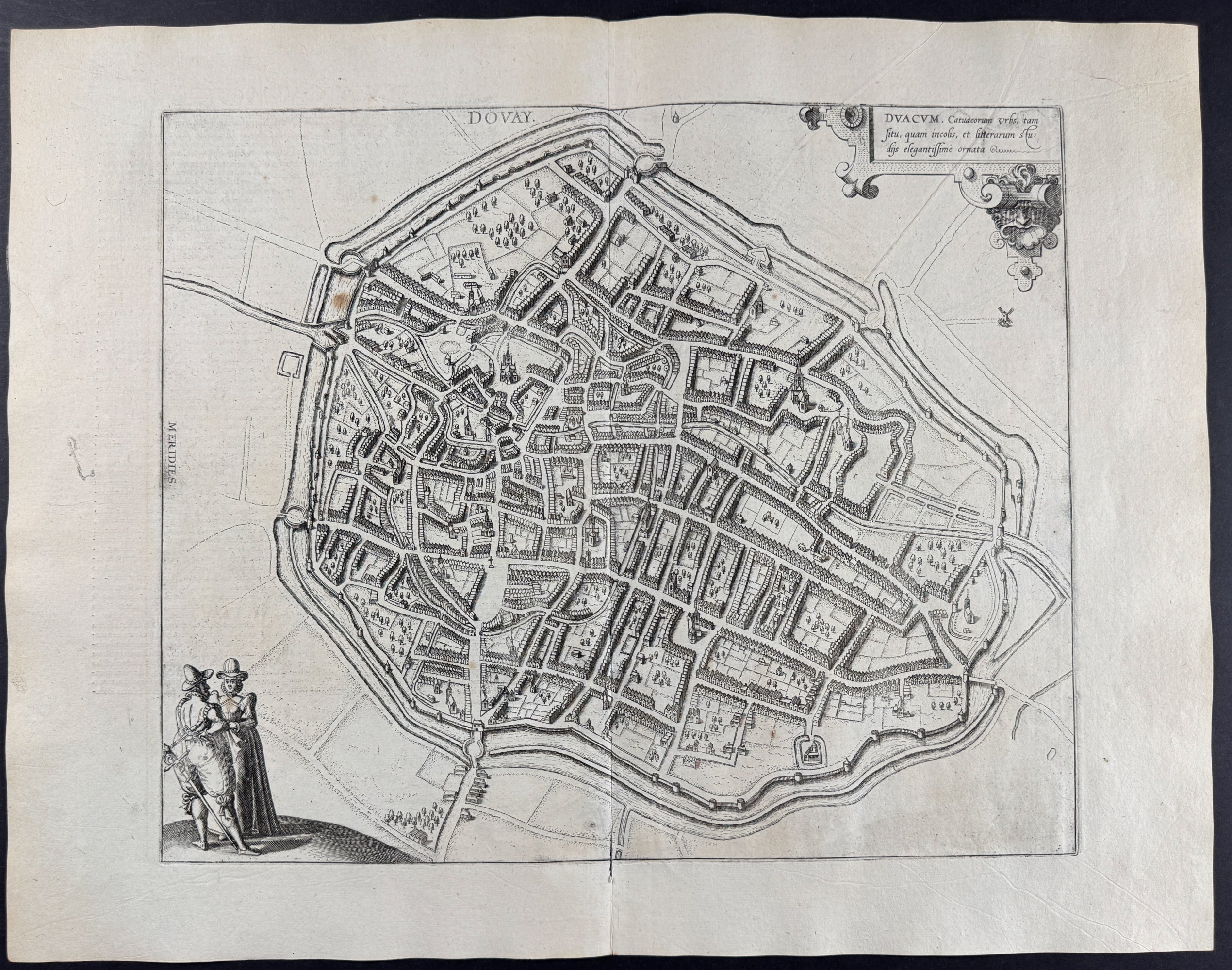 View of Douai, France