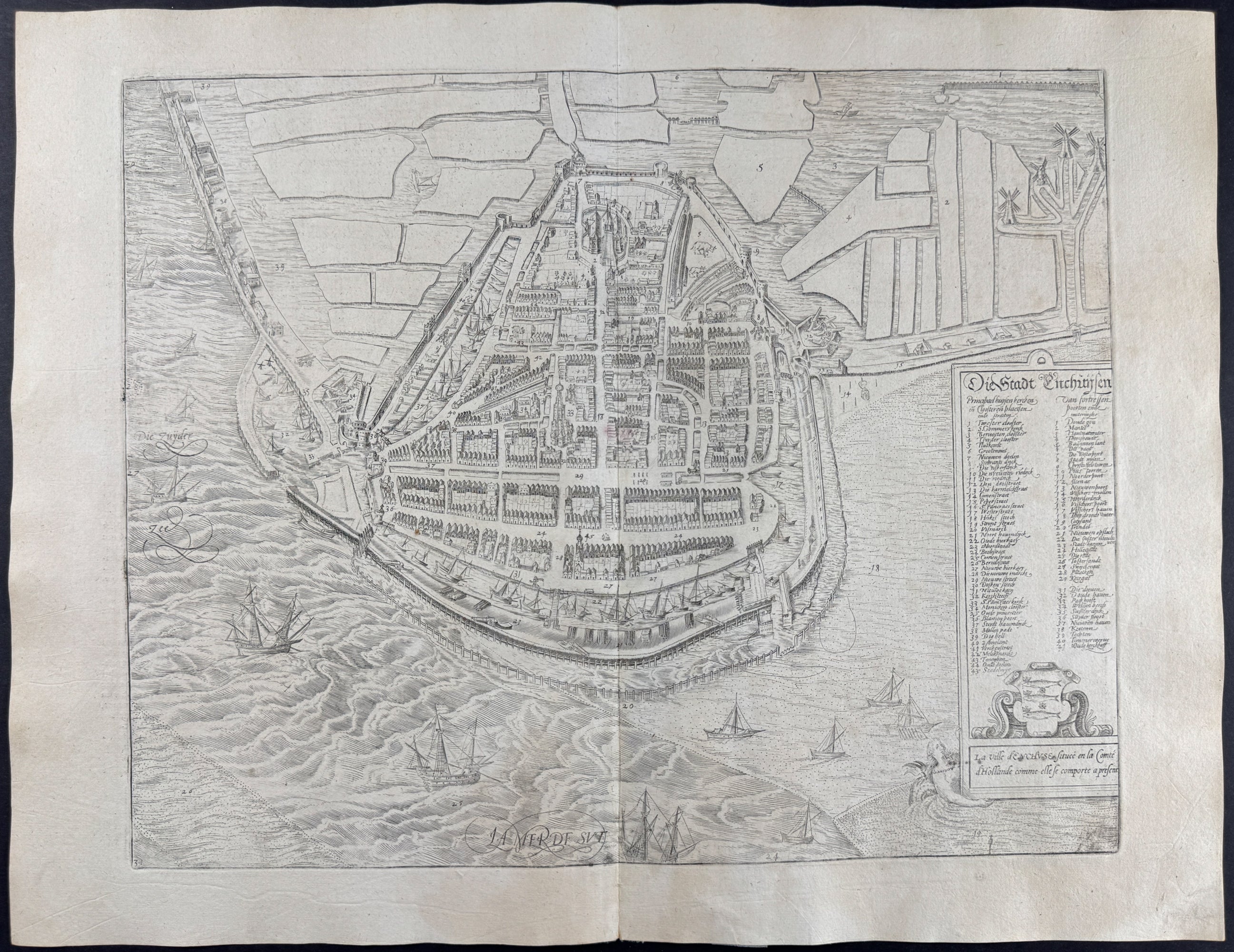 View of Eynchuyse (Enkhuizen), Netherlands