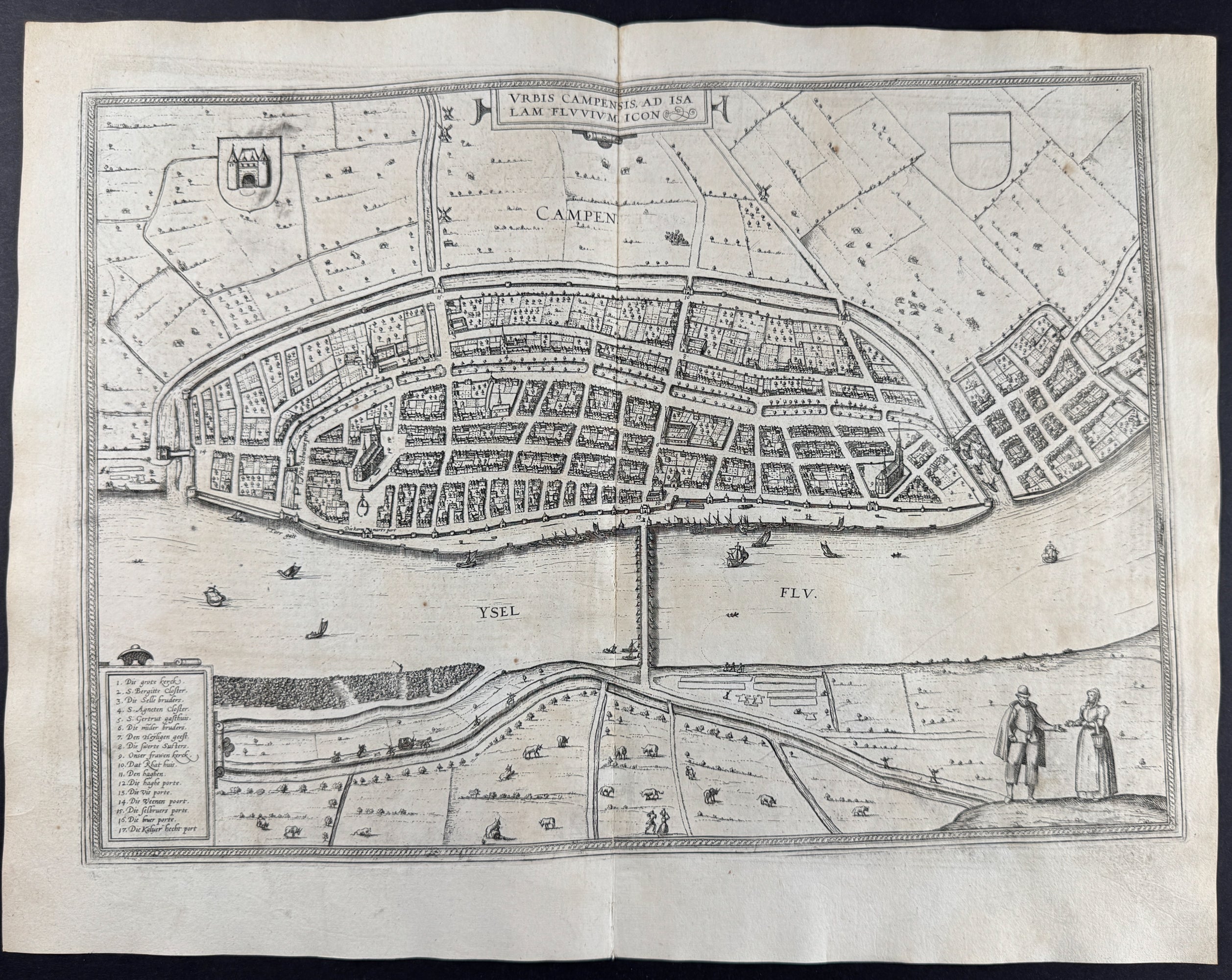 View of Kampen, Netherlands