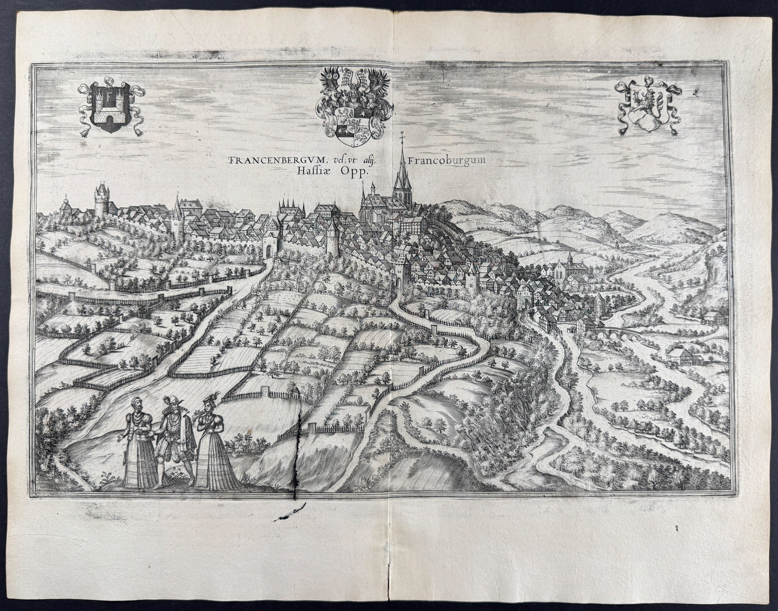 View of Frankenberg, Germany