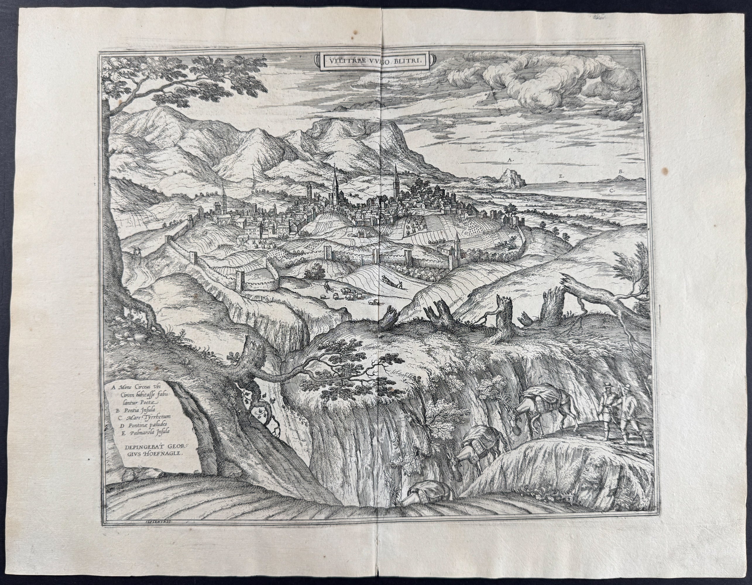 View of Velletri, Italy