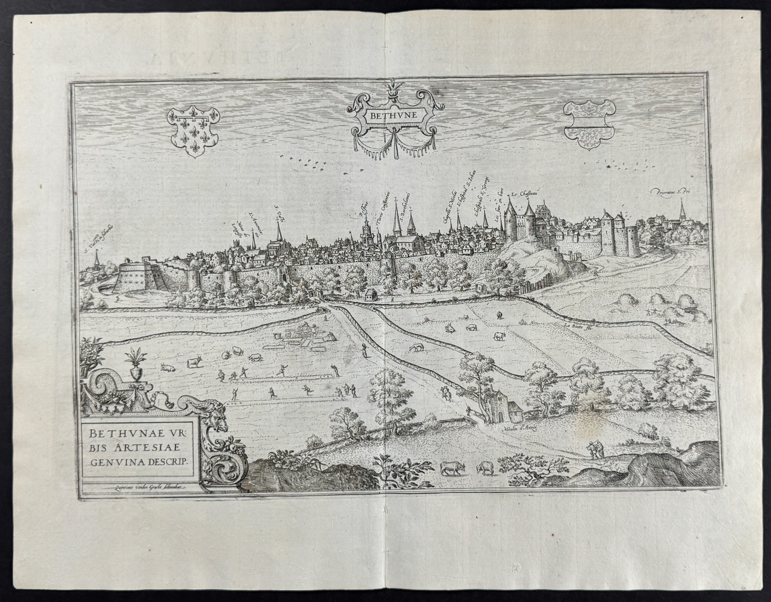 View of Bethune, France
