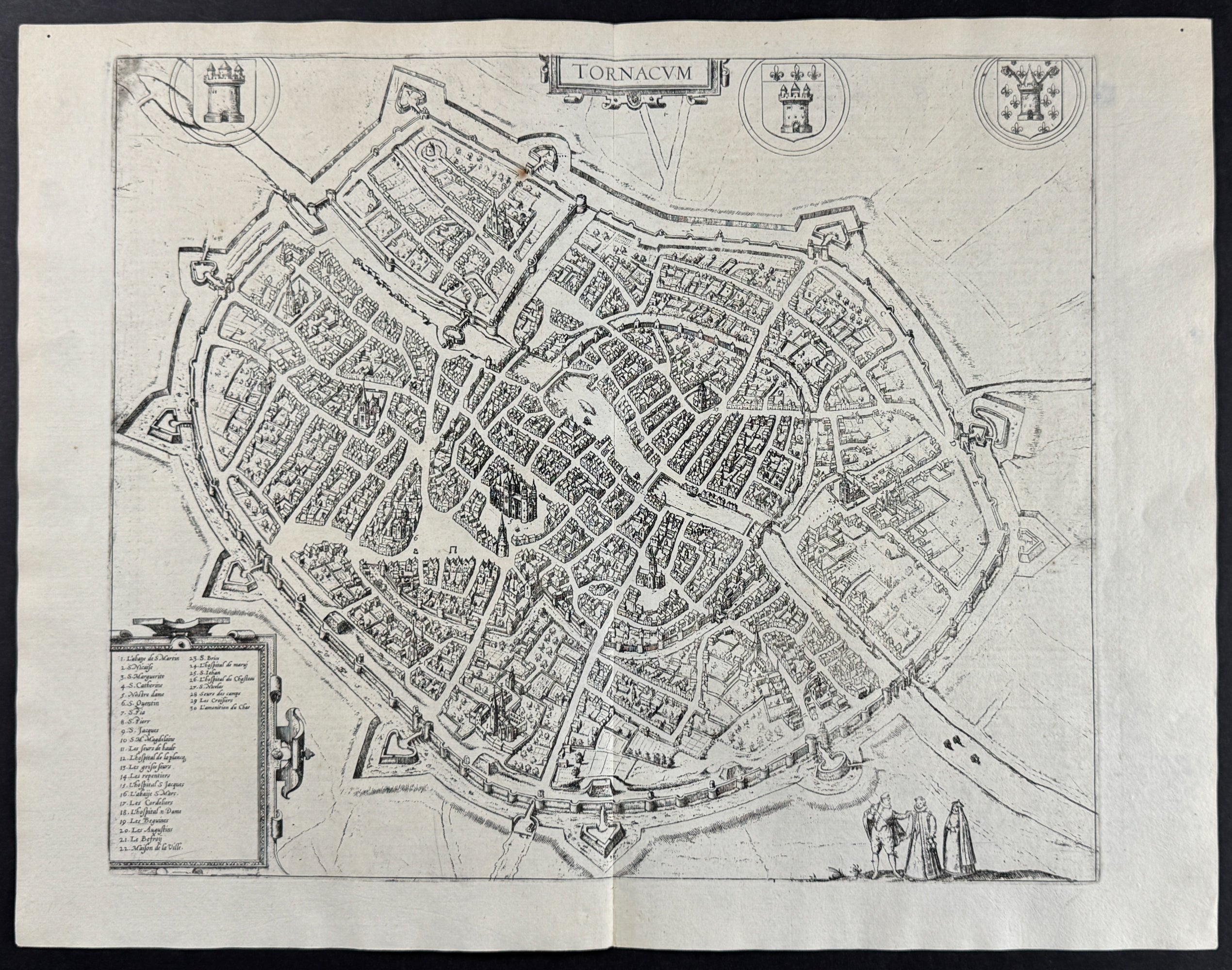 View of Tournai, Belgium