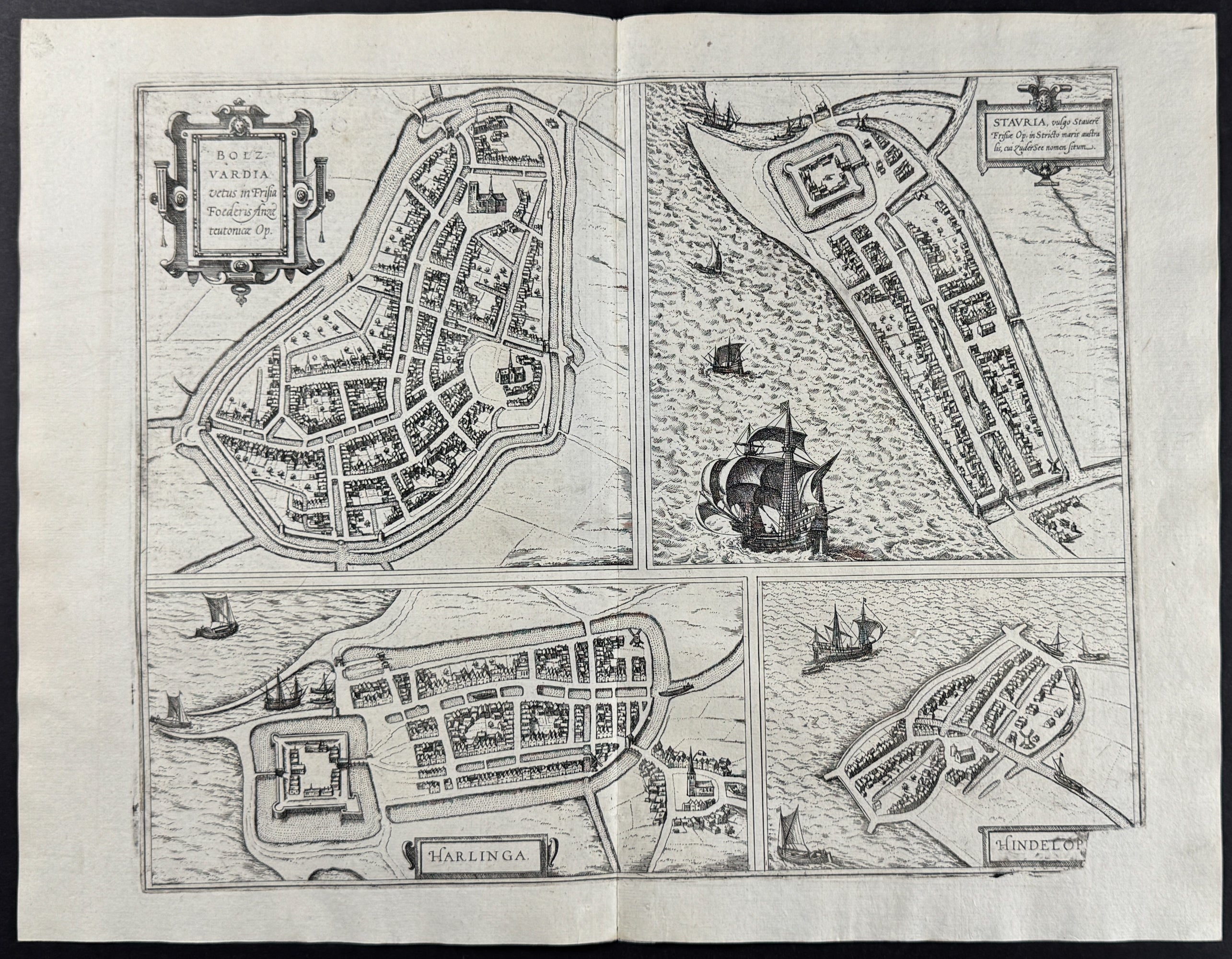 Views of Netherlands: Bolsward, Stavoren, Harlingen, Hindelopen