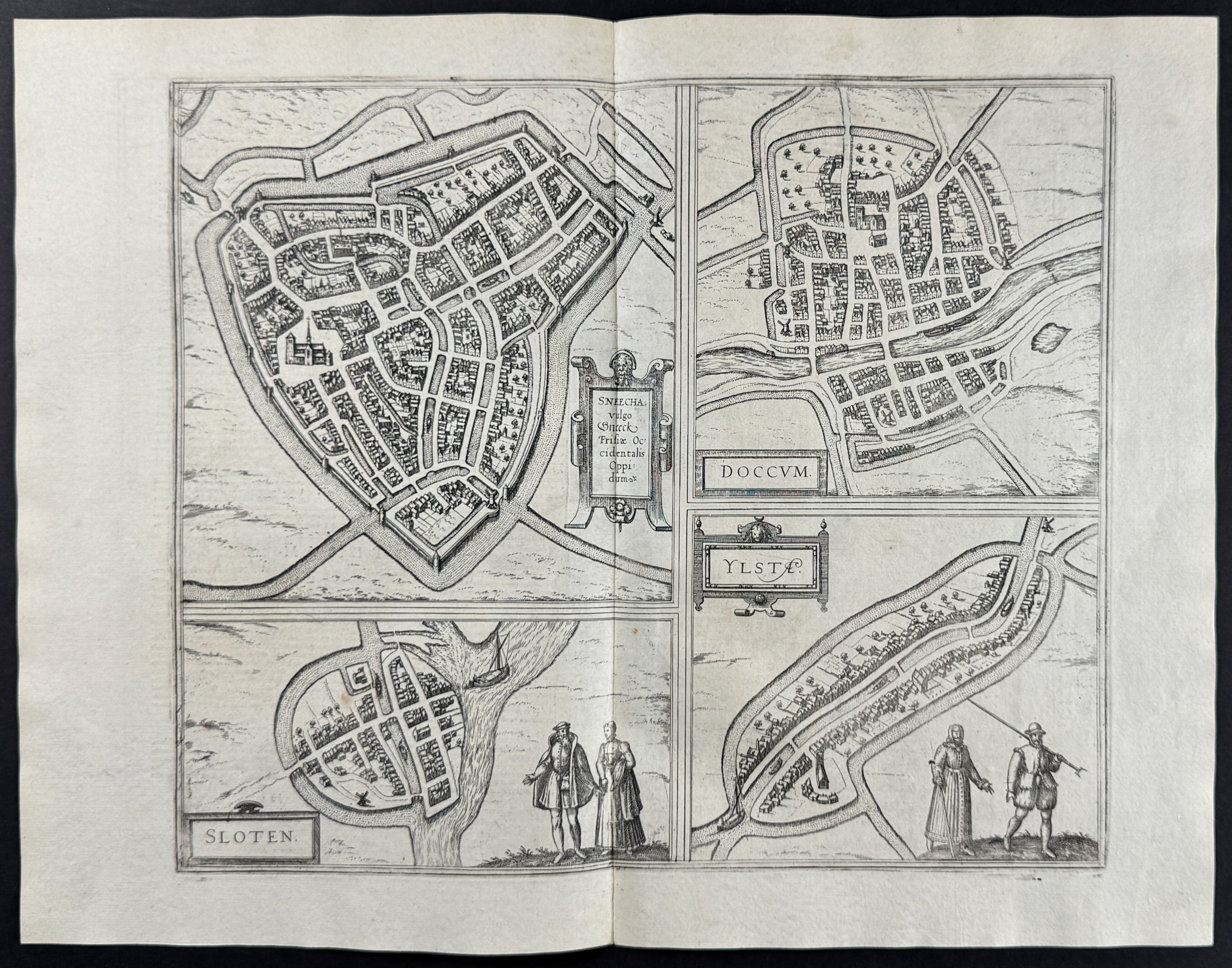 Views of Netherlands: Sneecha, Doccum, Sloten, Ylsta