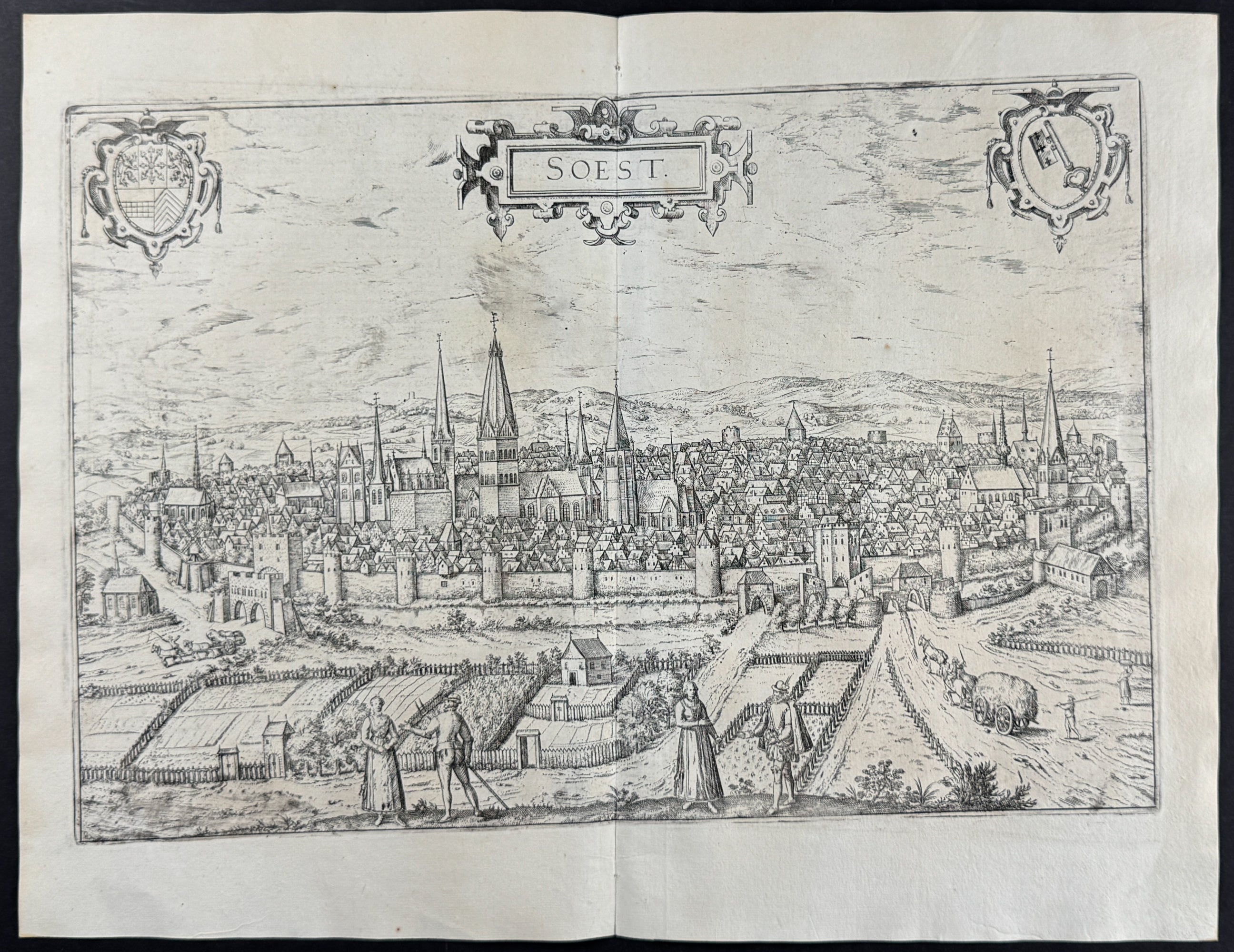 View of Soest, Germany