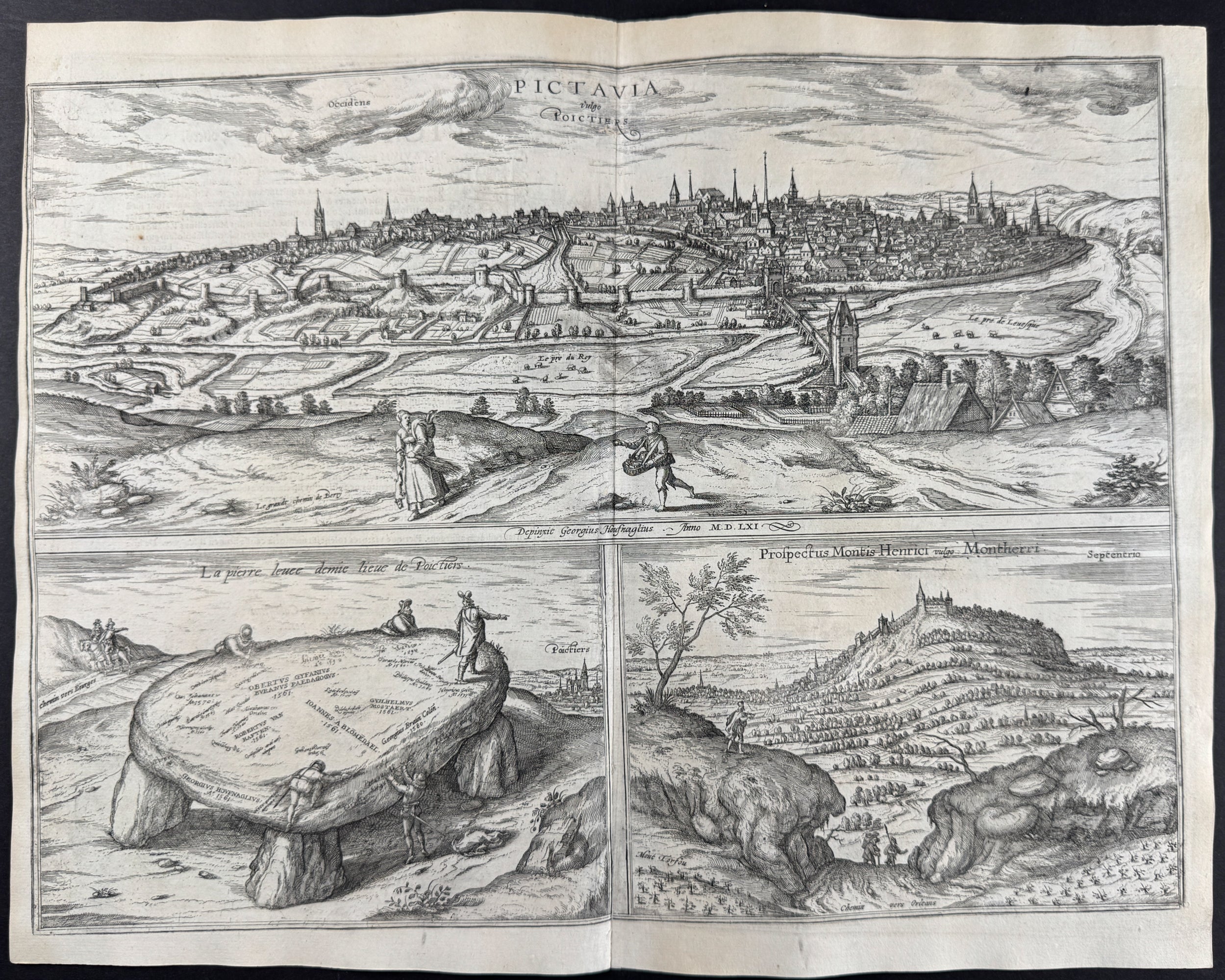 View of Poitiers, France