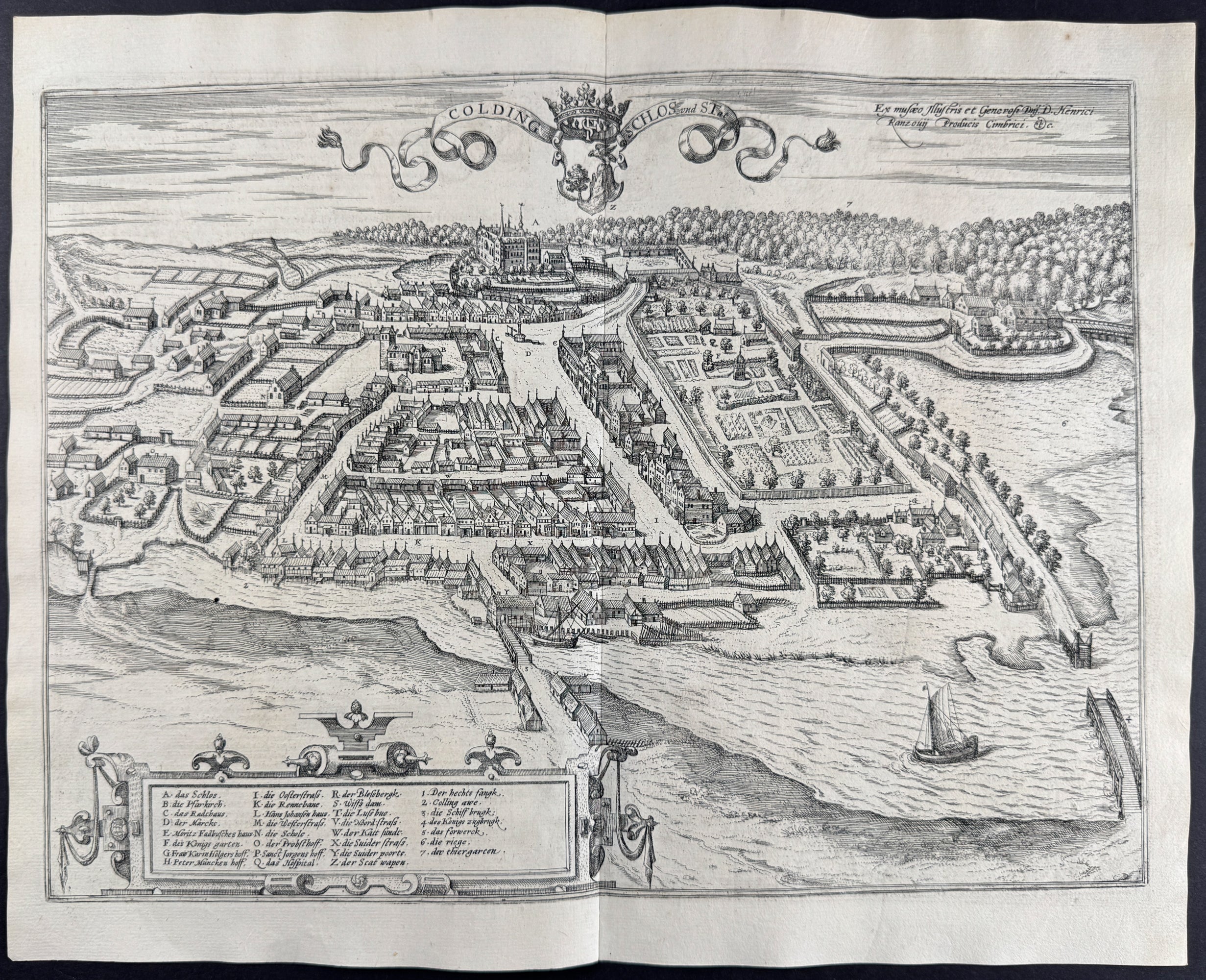 View of Kolding, Denmark