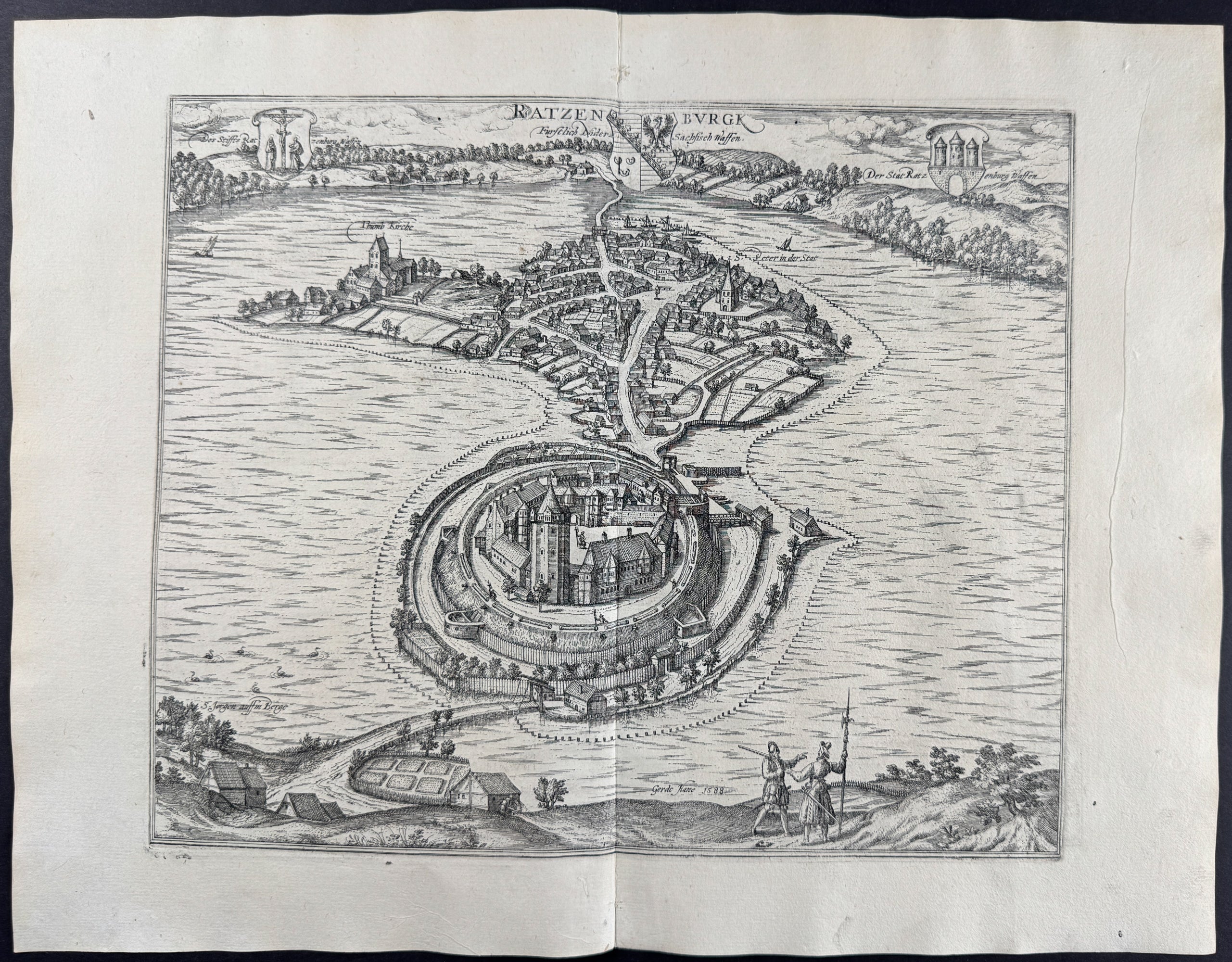 View of Ratzeburg, Germany