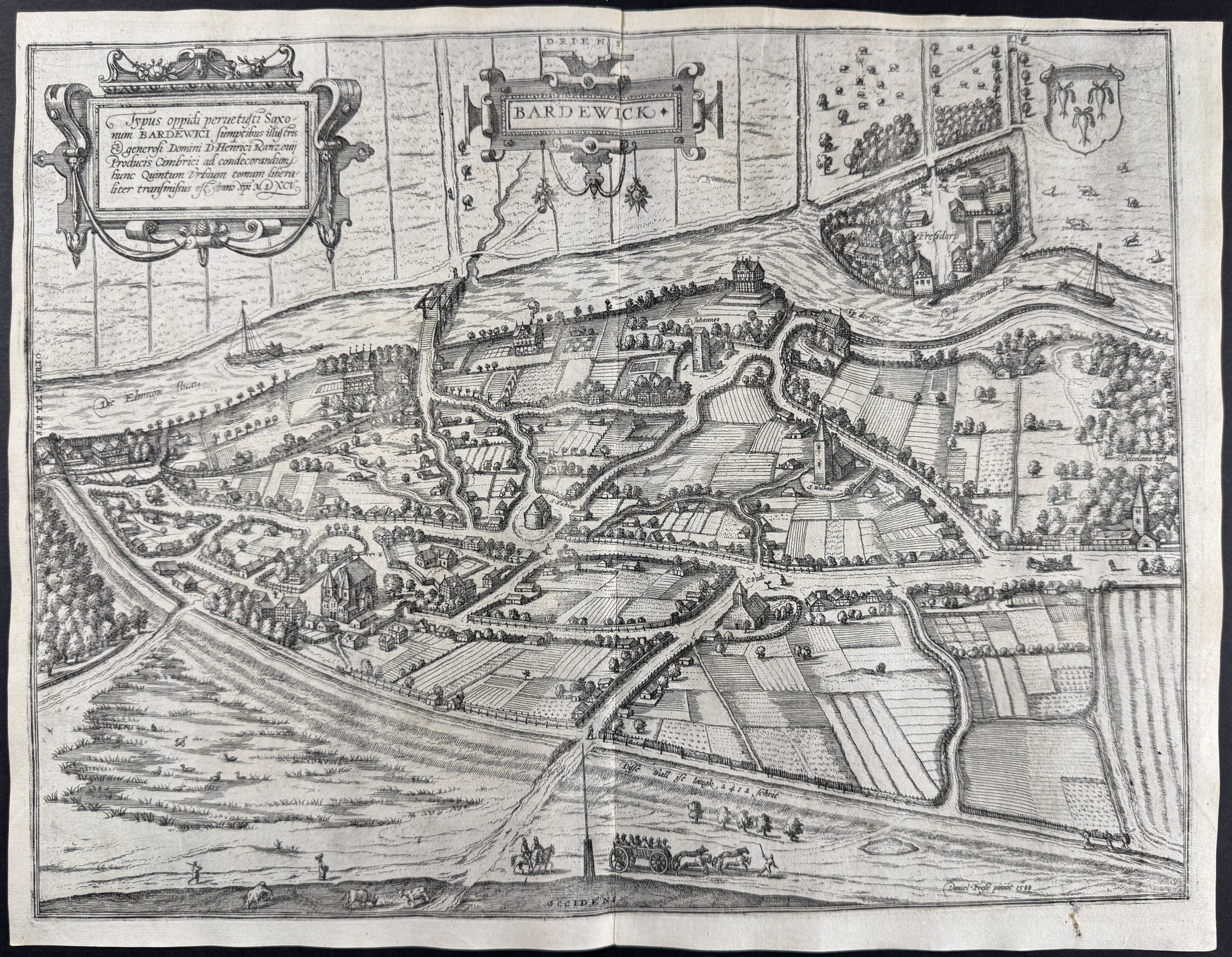 View of Bardowick, Germany