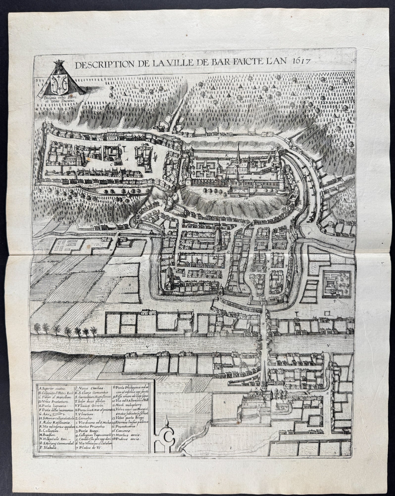 View of Bar-le-Duc, France