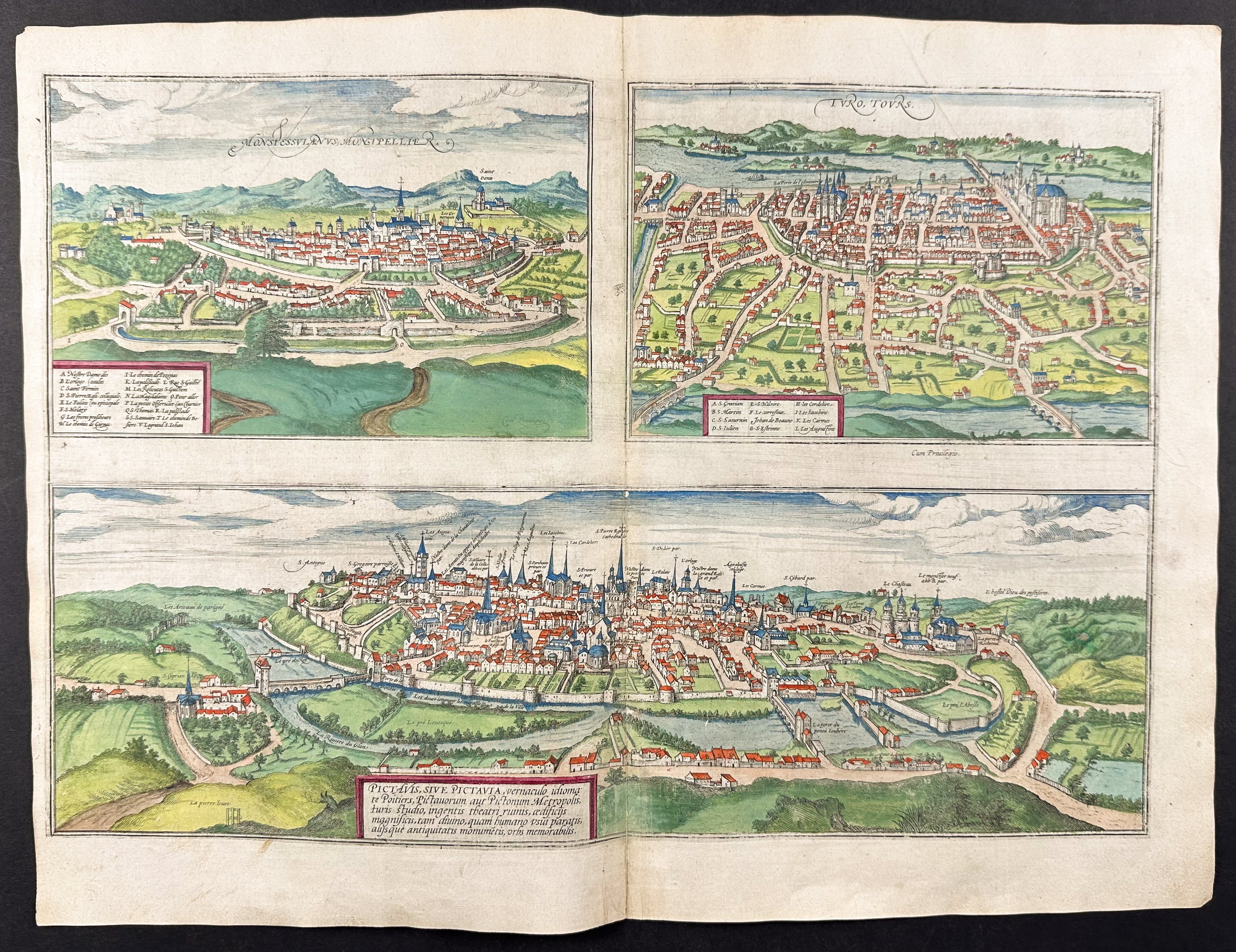 Views of France: Montpellier, Tours and Poitiers